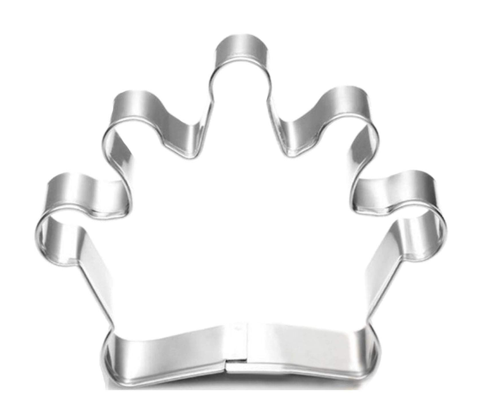 Royal Queen Tiara Crown-Shaped Cookie Cutter Set - Stainless Steel Baking Decorations for Birthday, Wedding, Princess Party & DIY Cookies (3-Piece) - Perfect for Cake Decorating, Holiday Baking & Gift Giving