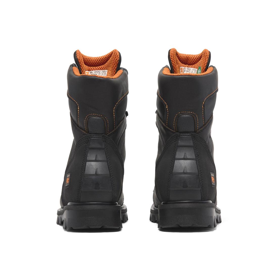 Rigmaster 8 Inch Steel Toe Waterproof Work Boots for Men - Brown Safety Shoes for Construction, Warehouse & Outdoor Work - ASTM F2413-18 Certified