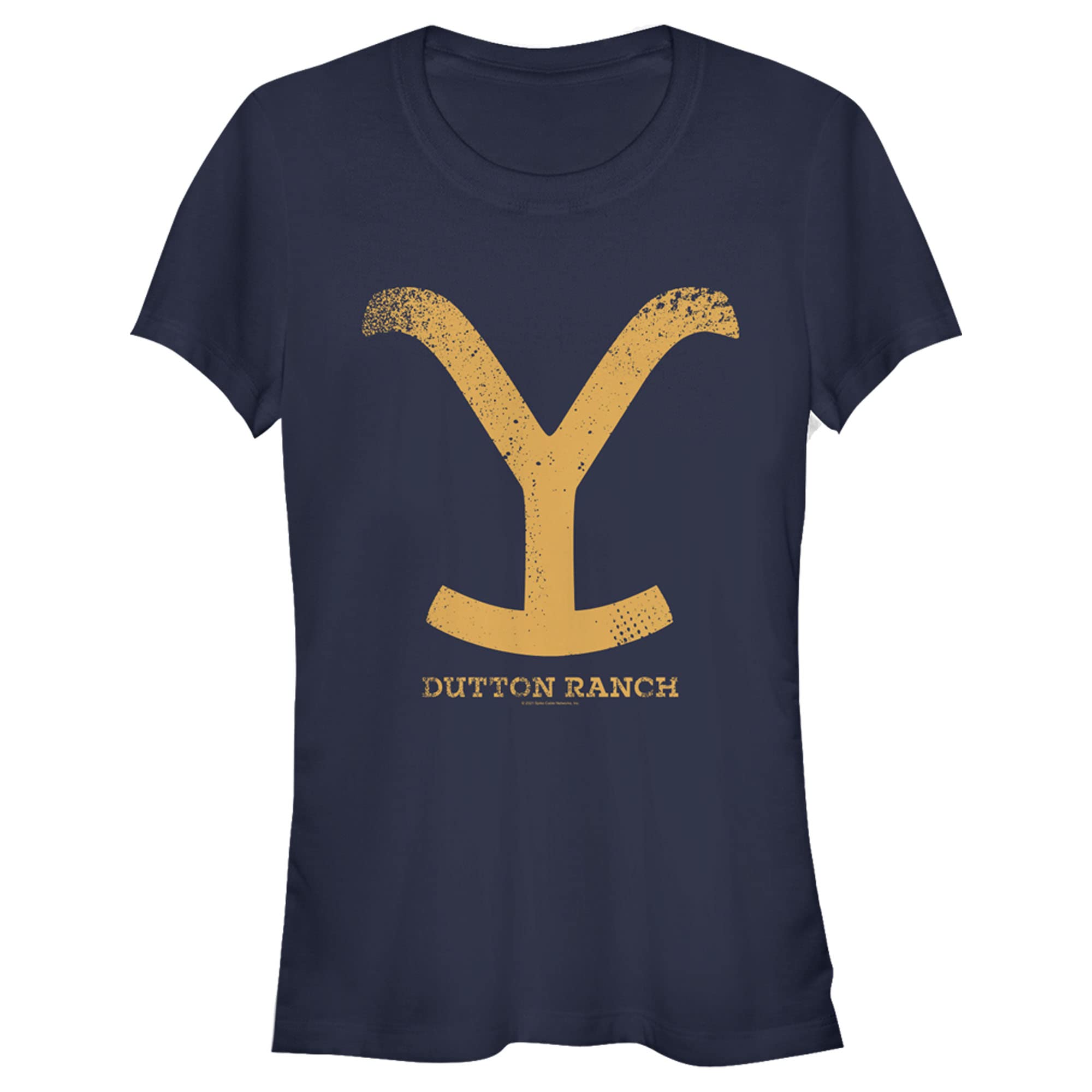 Yellowstone Dutton Ranch Branding Junior's T-Shirt - Vintage Yellowstone TV Show Merchandise for Fans & Western Style Lovers | Perfect for Casual Wear, Fan Gifts & Western Themed Events