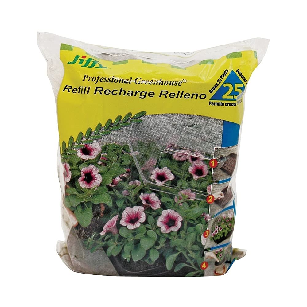 Jiffy Professional Peat Pellets for Seed Starting - Expandable Soil Pellets Grow 25 Plants - Ideal for Indoor Gardening, Greenhouses & Hydroponics