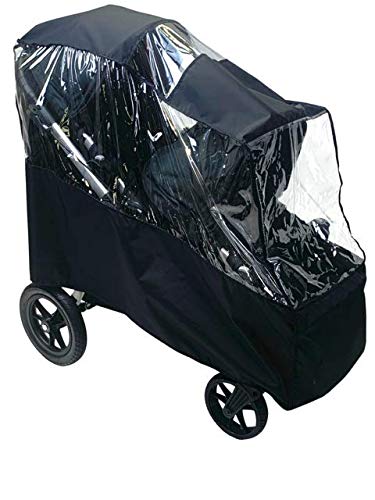 Premium Rain and Wind Cover for Baby Jogger City Select Double Stroller – Weatherproof Protection for Outdoor Walks, Park Visits, and Travel with Twins
