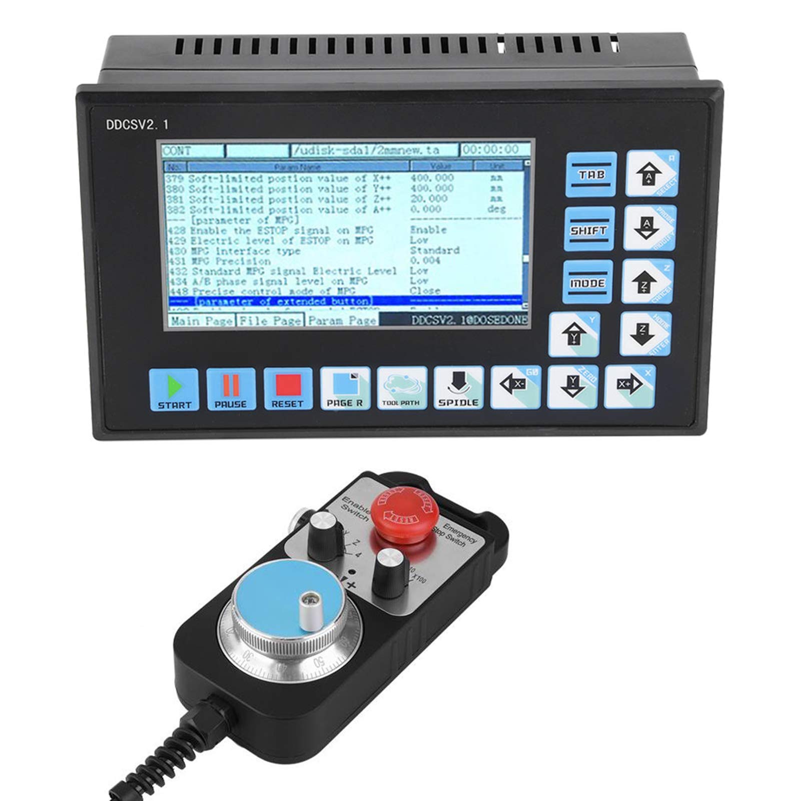 High-Precision CNC Motion Controller for Multipurpose Engraving & Milling Machines | Offline System Industrial Automation | Perfect for Metal, Wood & Plastic Fabrication
