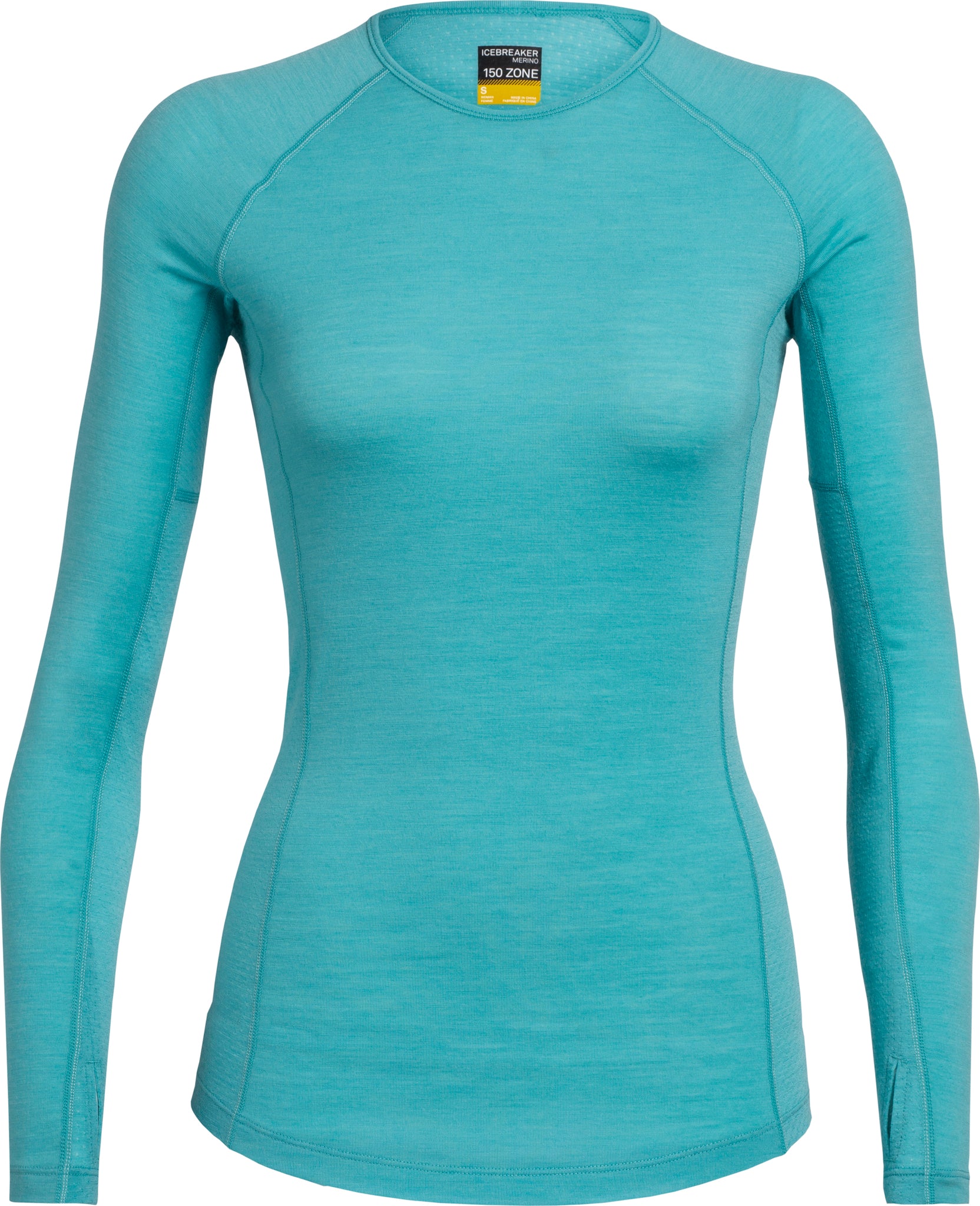 150 Zone Long Sleeve Crewneck Thermal Shirt for Women - Warm Winter Base Layer for Hiking, Running & Outdoor Activities