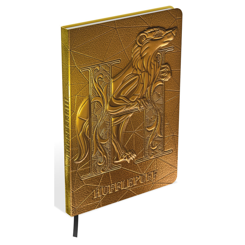 Harry Potter Hufflepuff Journal - Leather Bound Notebook for Wizards & Witches - Perfect for Note Taking, Spells, and Gift Giving