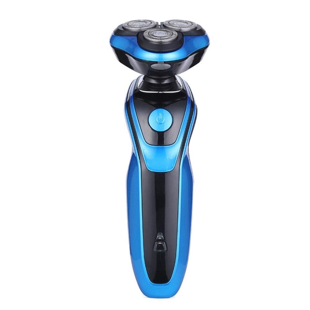 Men's Electric Razor - 3 Blade Rechargeable Cordless Shaver with Wet/Dry Function for Beard & Body Grooming - Perfect for Travel, Home & Office Use