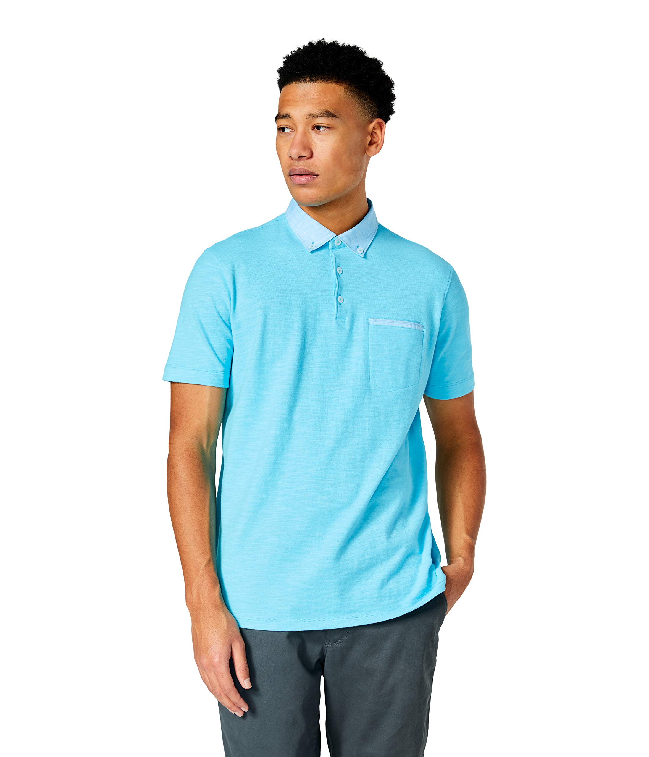 Good Man Brand Men's Premium Polo Shirt - Breathable Cotton, Slim Fit, Short Sleeve - Perfect for Golf, Business Casual & Summer Outings