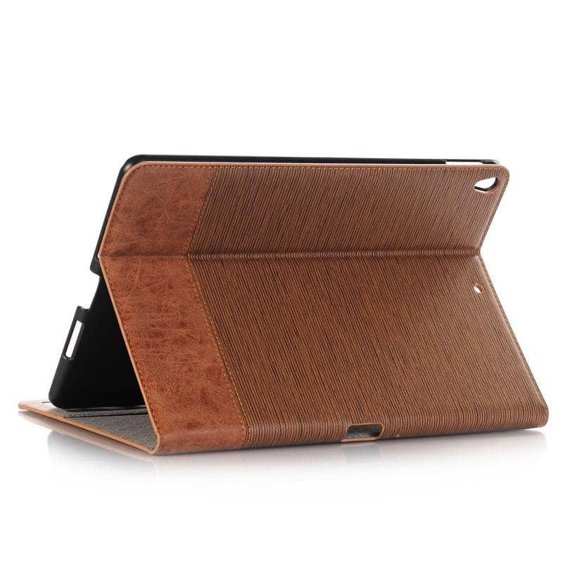 Premium Leather Look Cross Pattern Case for iPad Air 3 (2019) with Auto Sleep/Wake Function - Perfect for Work, Travel & Daily Protection