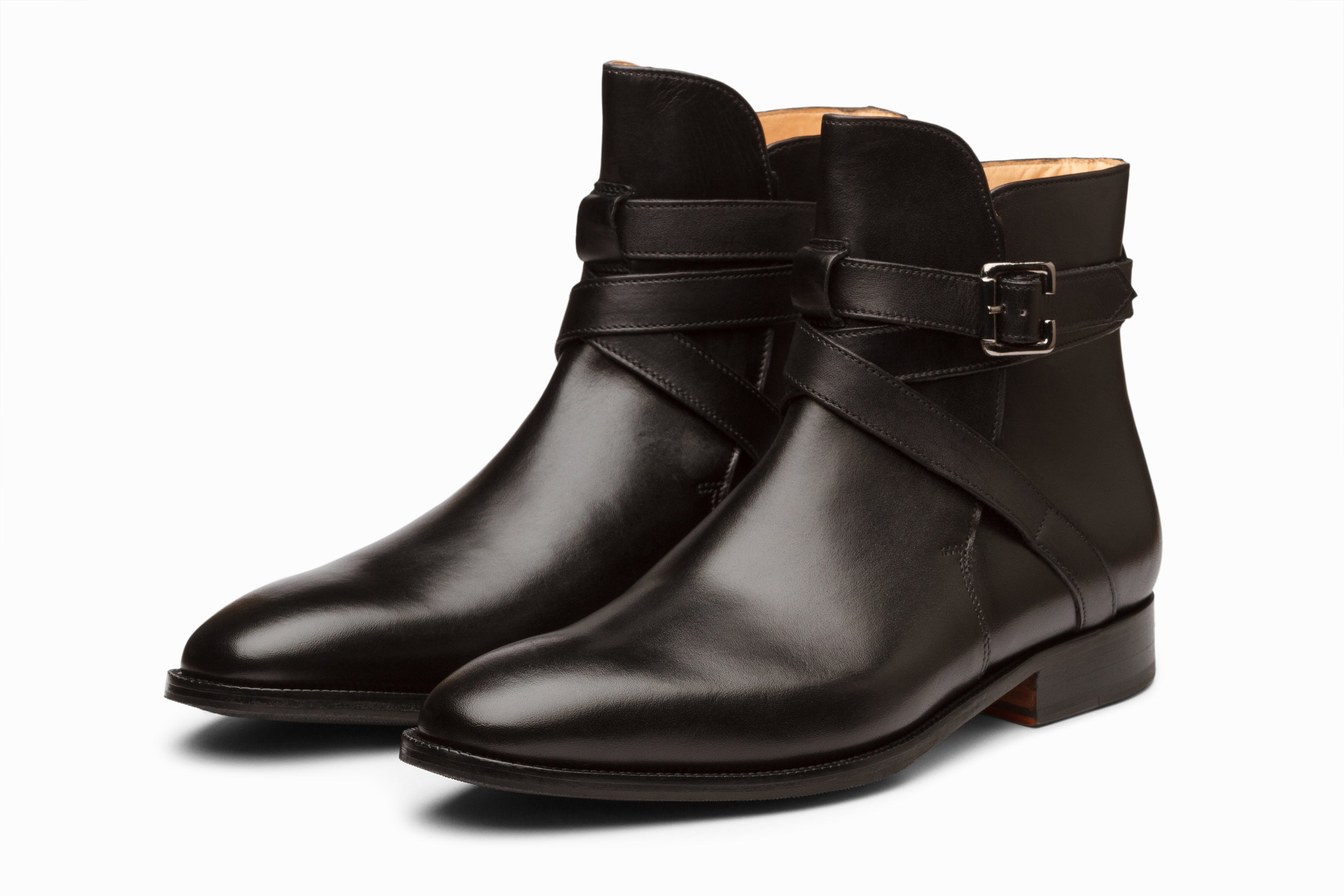 Men's Black Jodhpur Boots - Stylish & Comfortable Ankle Boots for Casual Wear, Horse Riding & Outdoor Activities