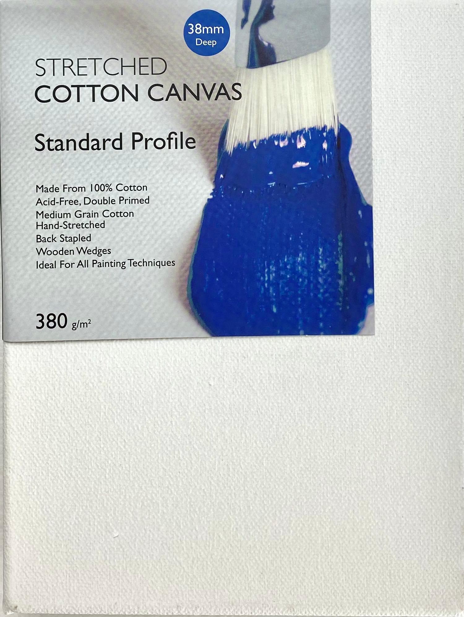 Premium 15x20 cm Canvas (380g/m2) on Sturdy Wooden Frame 3.7x3.8cm - Perfect for Wall Art, Home Decor & Gift Giving