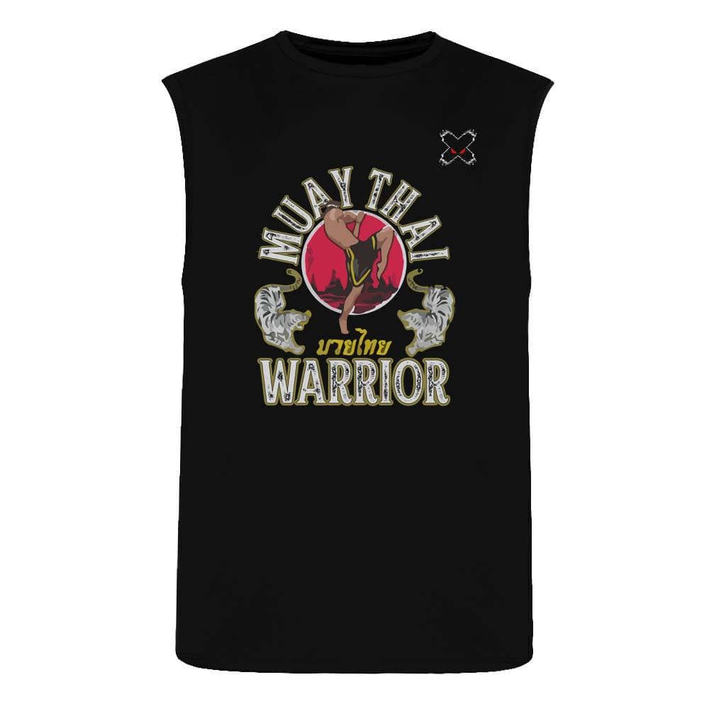 Muay Thai Shirts for Men - Authentic Warrior Design MMA & Kickboxing Training Tees - Perfect for Gym, Martial Arts & Streetwear