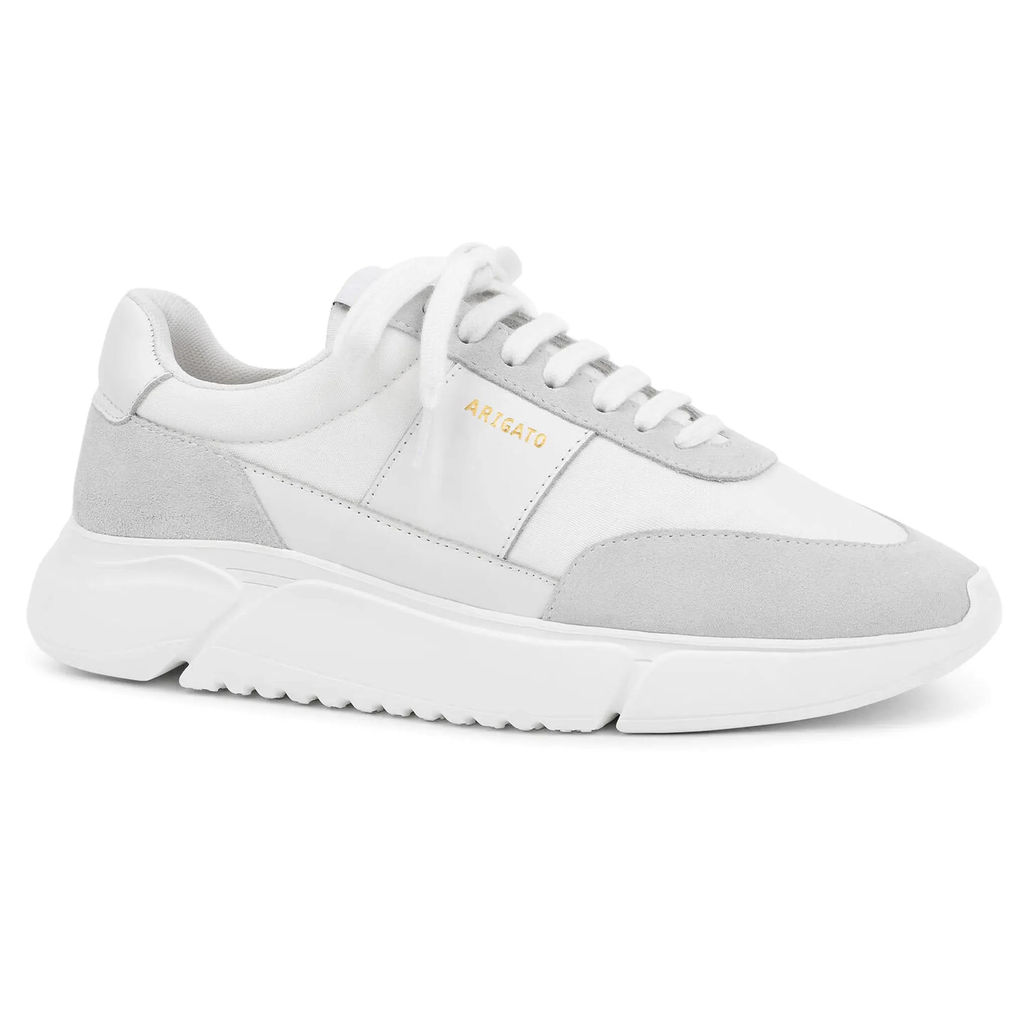 Axel Arigato Genesis Vintage Runner White Sneakers - Men's Retro Running Shoes for Casual Wear & Street Style Fashion | Perfect for Everyday Outfits, Gym, and Urban Adventures