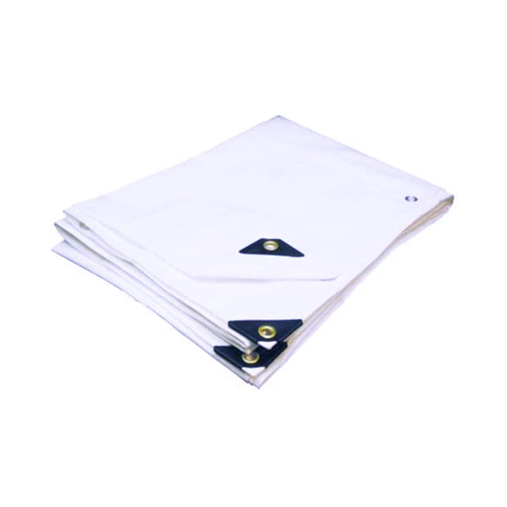 14'X24' EXTRA Heavy Duty White Tarp - Waterproof, UV Resistant, Reinforced Grommets for Camping, Construction, Boat Cover & Outdoor Protection
