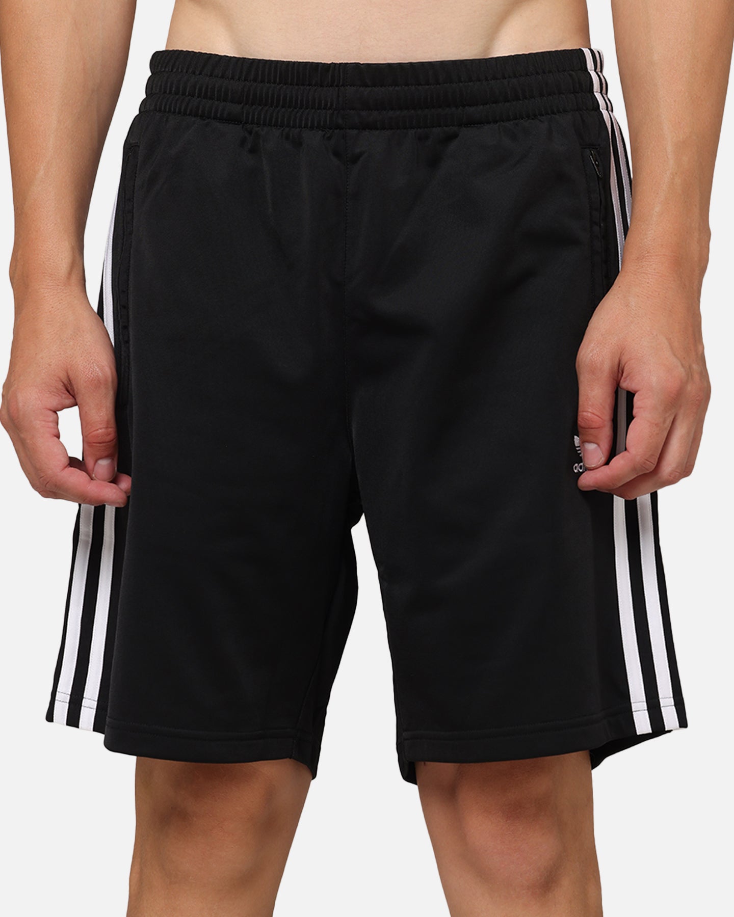 Adidas Firebird Track Shorts for Men & Women - Black & White Athletic Running Shorts - Perfect for Gym, Jogging, and Casual Wear
