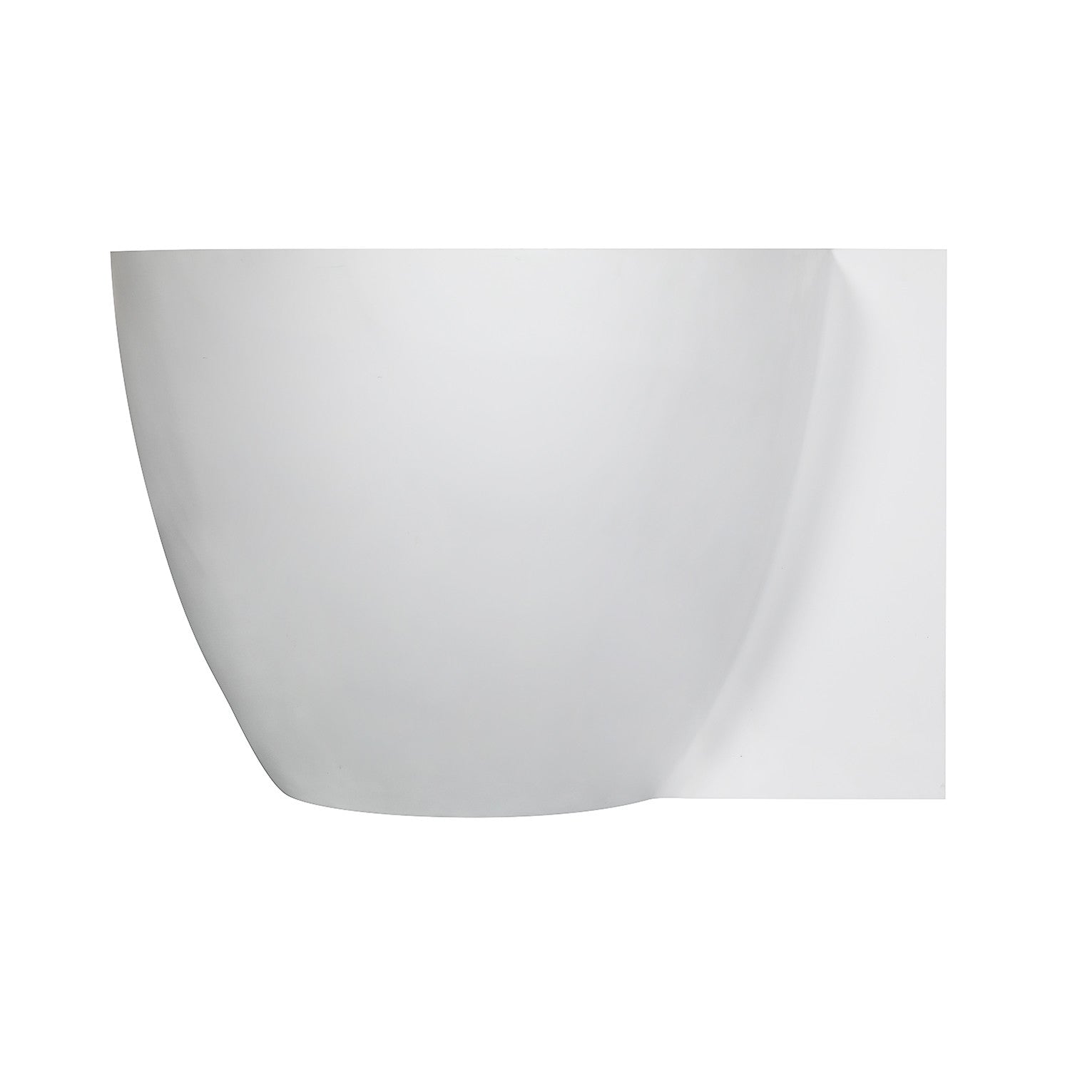 Arcticstone 71 Inch Freestanding Oval Bathtub - Matte White Solid Surface Double Ended Soaking Tub with Drain - Perfect for Luxury Bathrooms & Spa-Like Relaxation at Home