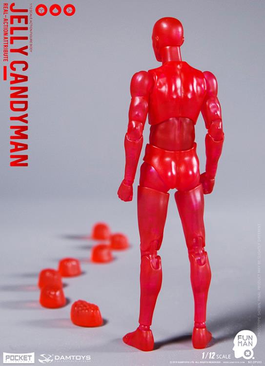 1/12 Scale Jelly Candyman Action Figure by Damtoys - Highly Articulated Collectible Toy for Display & Photography - Perfect for Anime Fans, Cosplay Props, and Model Enthusiasts