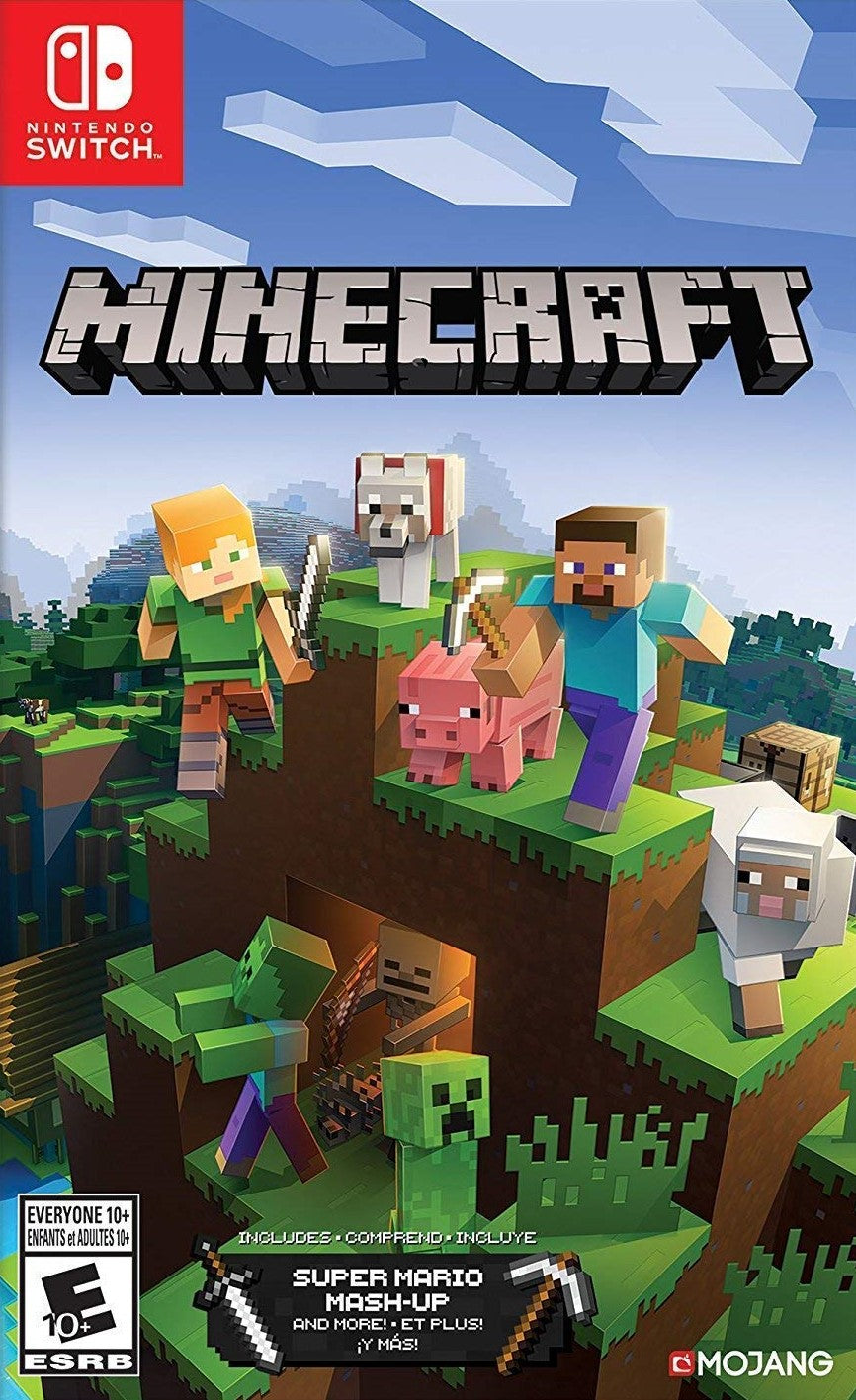 Pre-Owned Minecraft Nintendo Switch Game - Fun Adventure for Kids & Adults | Perfect for Family Game Nights & Travel Entertainment