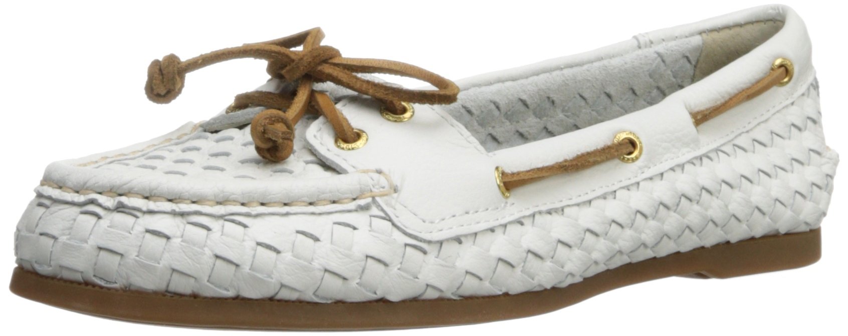 Sperry Top-Sider Women's Audrey Woven Boat Shoes - Comfortable & Stylish Slip-On Deck Shoes for Women | Perfect for Boating, Casual Wear & Summer Outfits