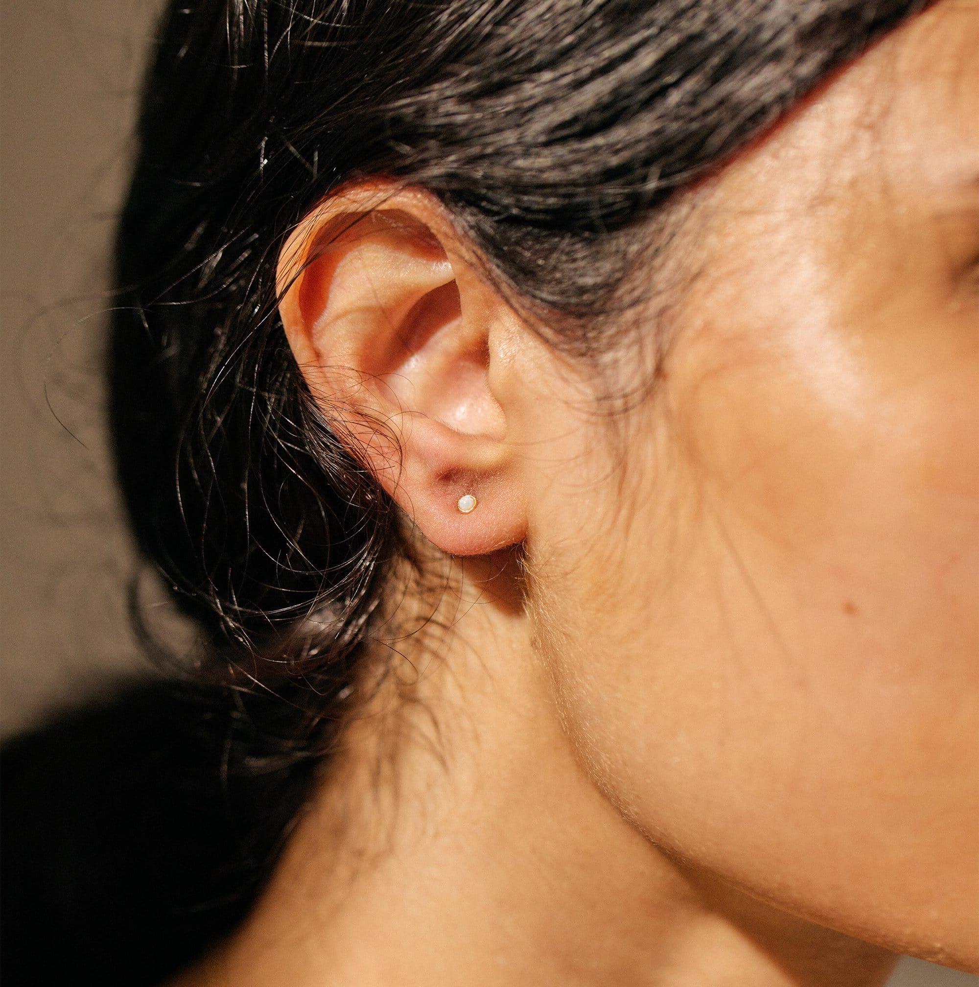 Opal Mini Stud Earrings - Dainty Gemstone Jewelry for Women | Perfect for Everyday Wear, Gift Giving & Special Occasions