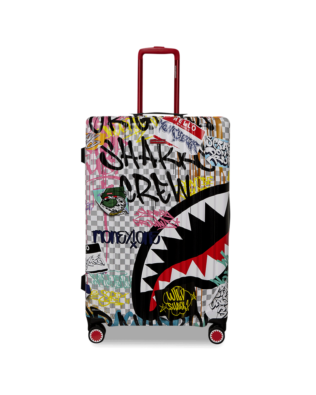 Sharknautics Hardshell Full-Size Luggage - Durable Travel Suitcase with Spinner Wheels for Airplane & Business Trips | Perfect for International Travel & Vacation Packing
