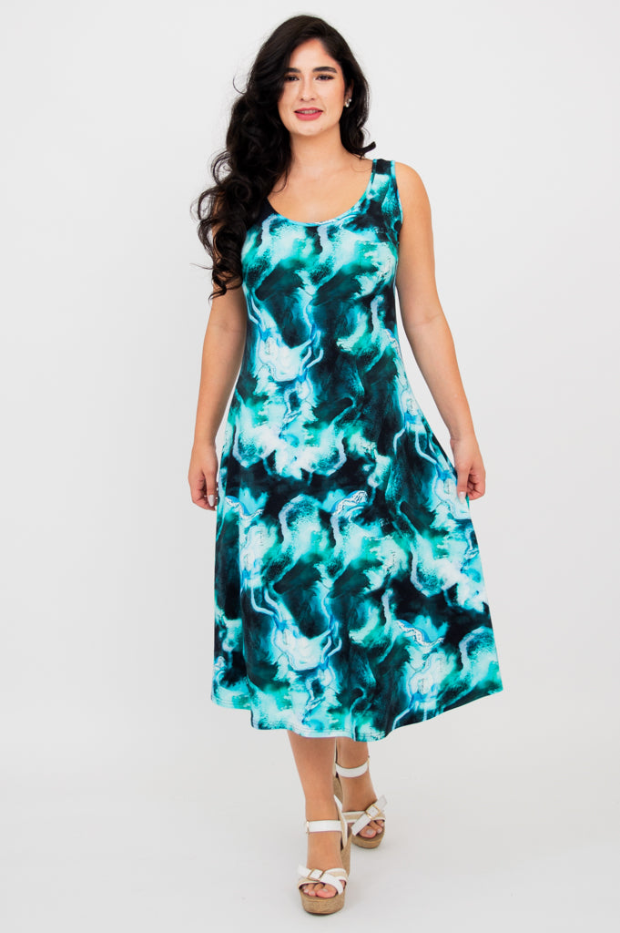 Evangelina Dress - Soft Bamboo Fabric, Elegant & Comfortable for Women - Perfect for Summer, Beach, and Casual Outings