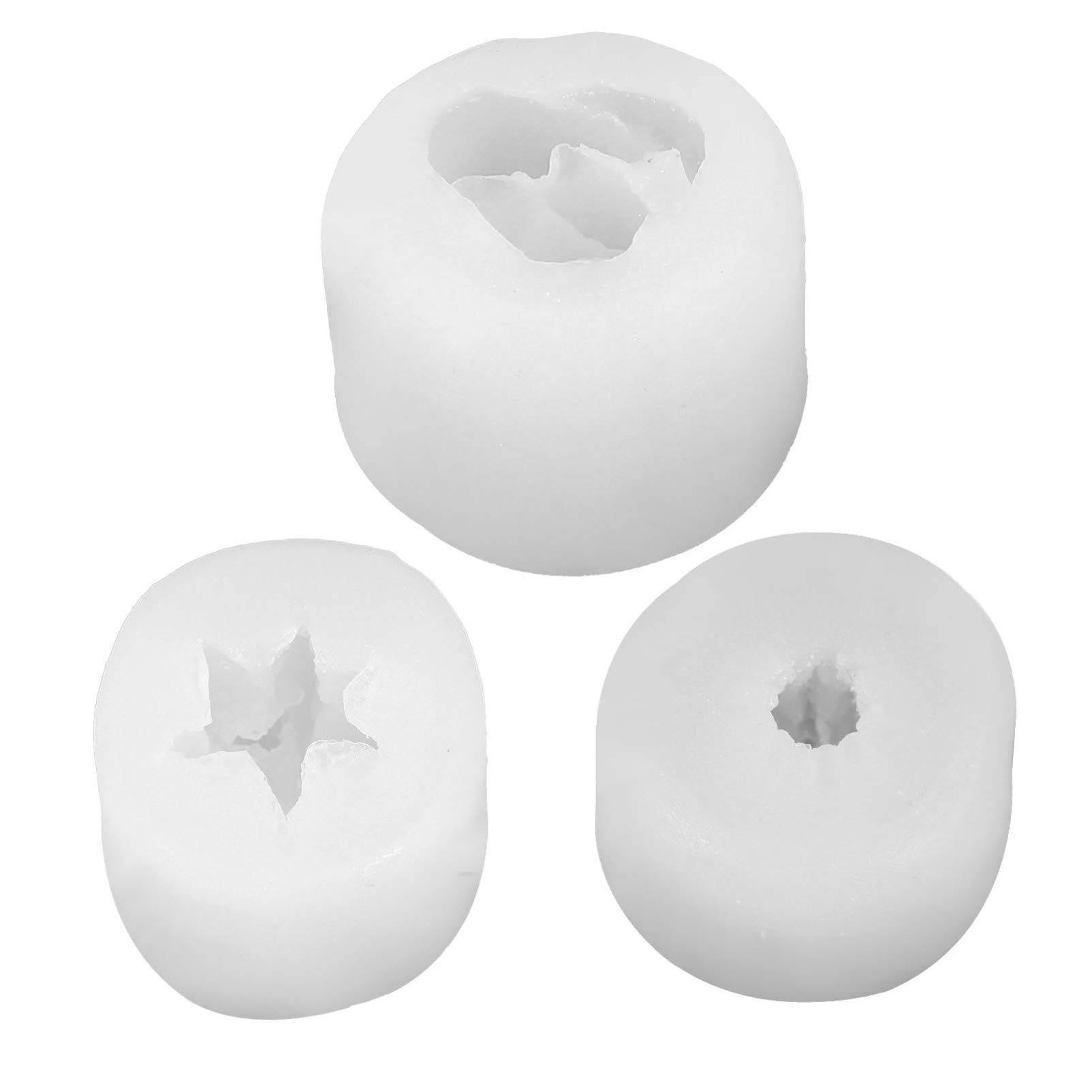 Hemoton 3-Piece Cactus Resin Molds - Silicone Succulent Plant Molds for Fondant, Chocolate, Candy, Cake & Candle Decorating - DIY Craft Molds (Style 2) - Perfect for Home Decor, Gift Making & Party Favors