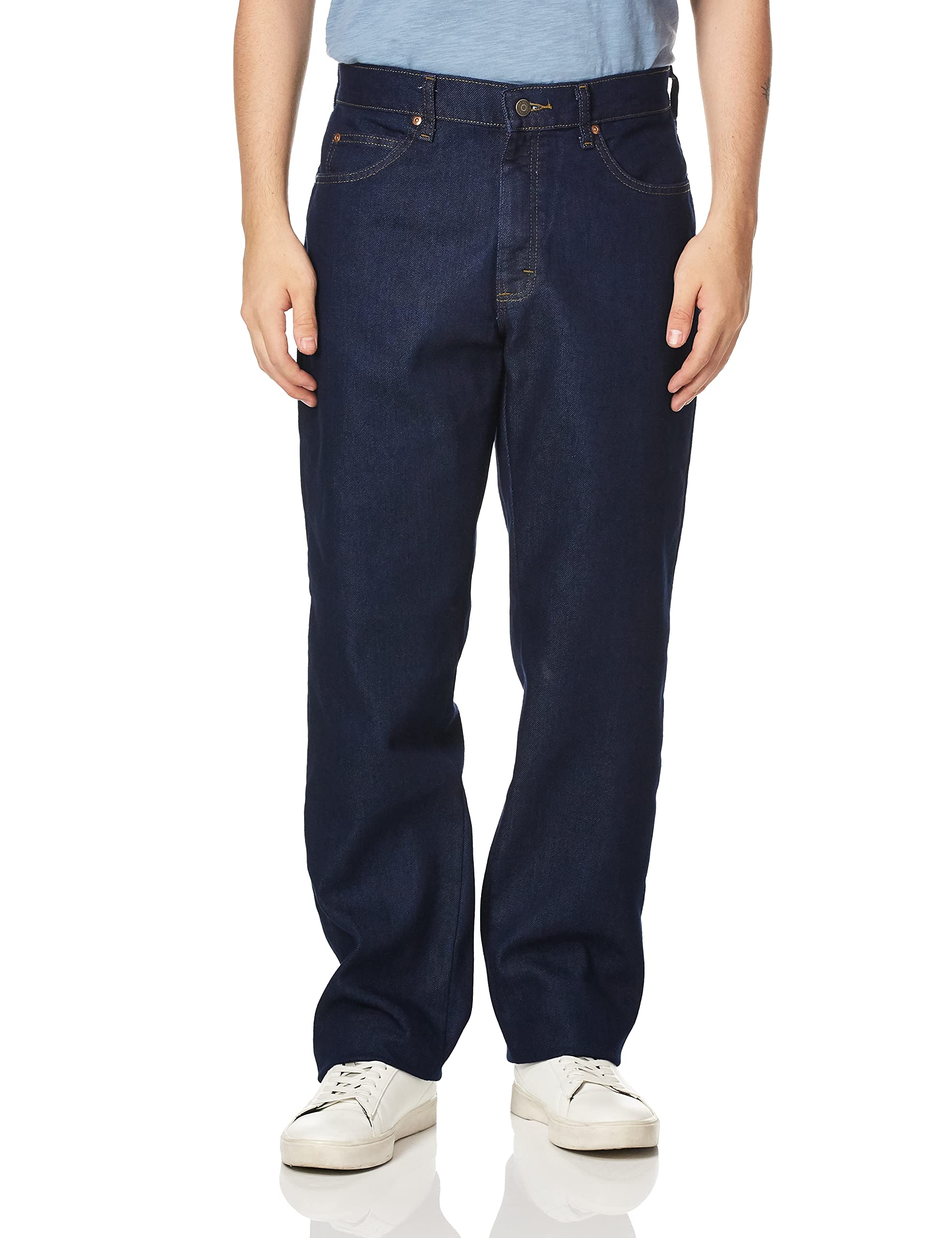 Lee Men's Regular Fit Straight Leg Jeans - Classic Denim Pants for Casual Wear & Everyday Comfort | Perfect for Work, Weekend Outings & Relaxing