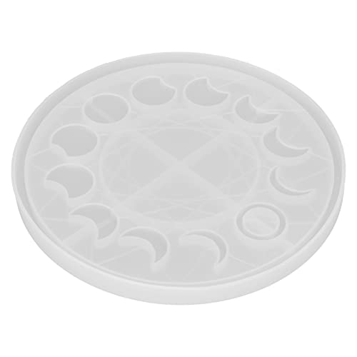 Moon Phase Tray Mold - Lunar Eclipse & Crescent Epoxy Resin Casting Molds for DIY Crafts, Jewelry Making, Home Decor - Perfect for Resin Art, Gift Making & Boho Home Decoration