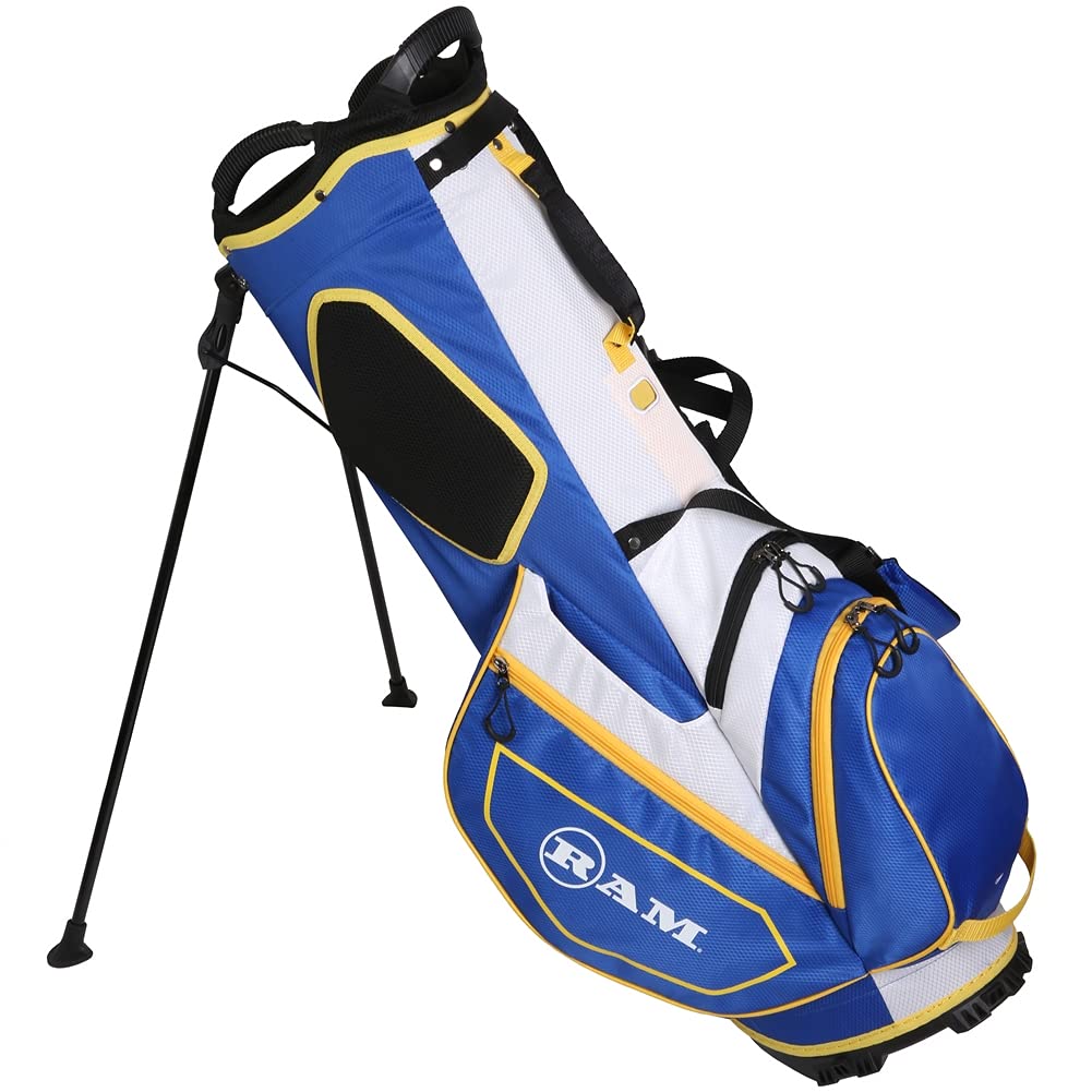 Ram Golf FX Lightweight Stand Carry Bag - Durable & Easy to Carry for Golfers on the Course or Driving Range