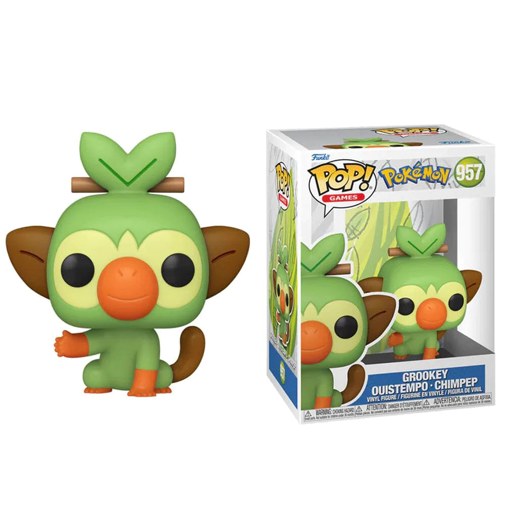 Funko Pop! Vinyl Figure - Grookey (Pokémon) | Collectible Toy for Fans & Gift for Pokémon Lovers | Perfect for Display, Gifting & Anime Collections