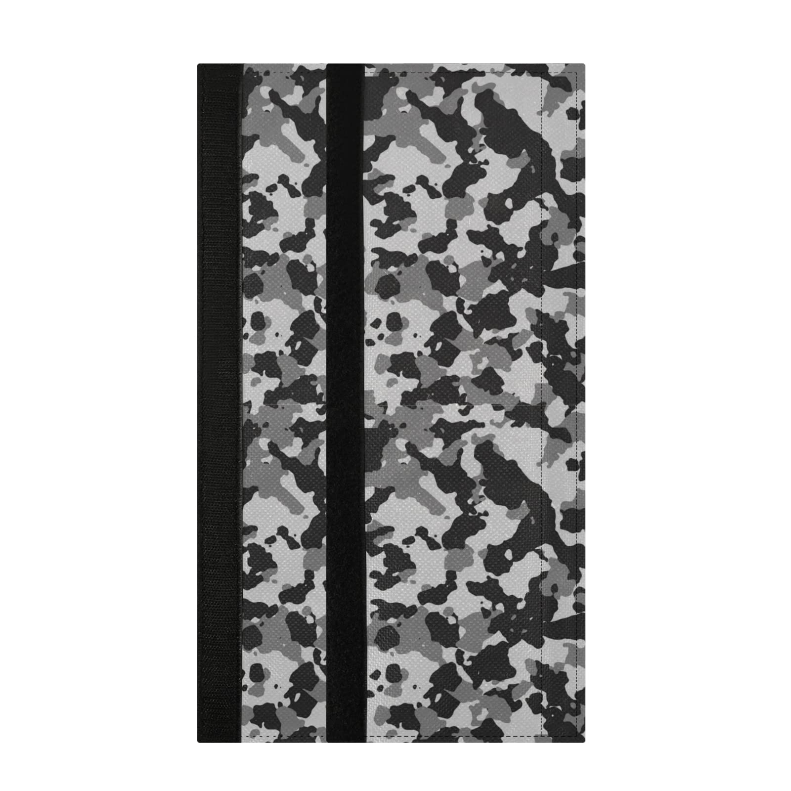 Camo Refrigerator Handle Cover - Anti-Skid Black Gray White Camouflage Pattern Kitchen Appliance Protector for Fridge & Oven - Prevents Fingerprints & Food Stains - Perfect for Modern Kitchens & Home Decor