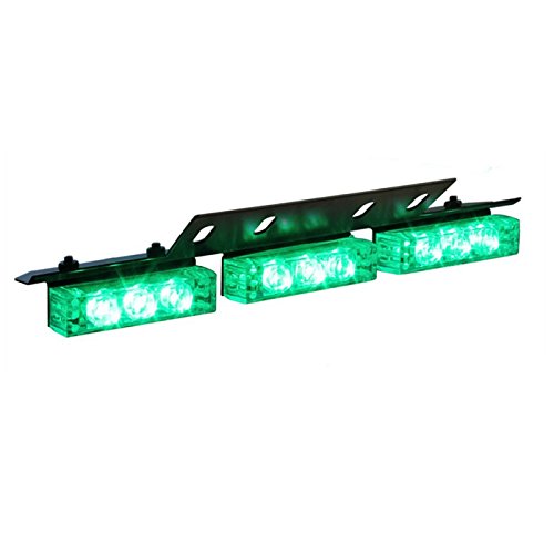 Green 9 LED Light Bar