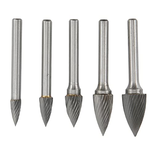Premium Carbide File Set - Heat Treated Multipurpose Single Cut 6mm Shank Burr Kit for Automotive, Marine & DIY Projects - Perfect for Metalworking, Wood Carving & Surface Finishing