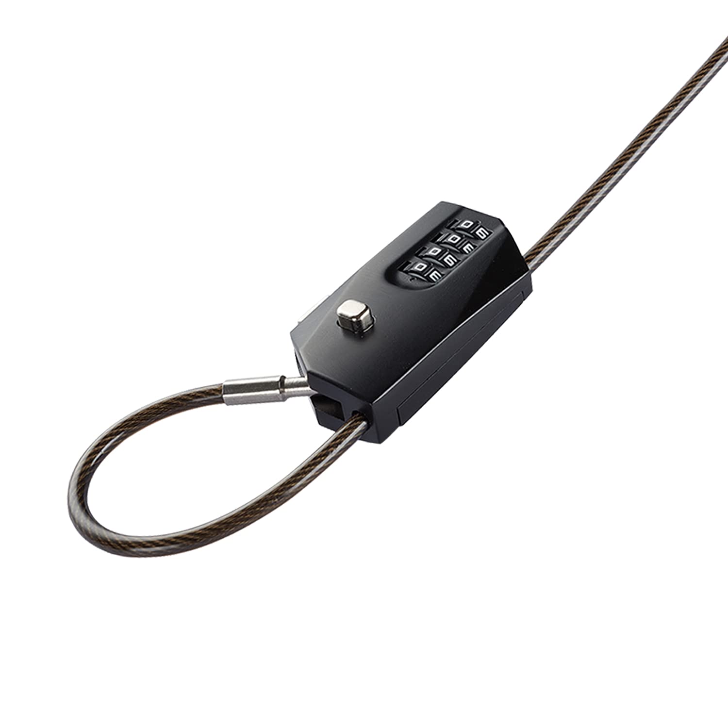 Outdoor Waterproof Game & Trail Camera Cable Lock with 4-Digit Combination - No Key Needed, 10000 Security Combinations - Secure Hunting Camera, Wildlife Monitoring & Outdoor Surveillance Equipment for Deer Hunting & Trail Security