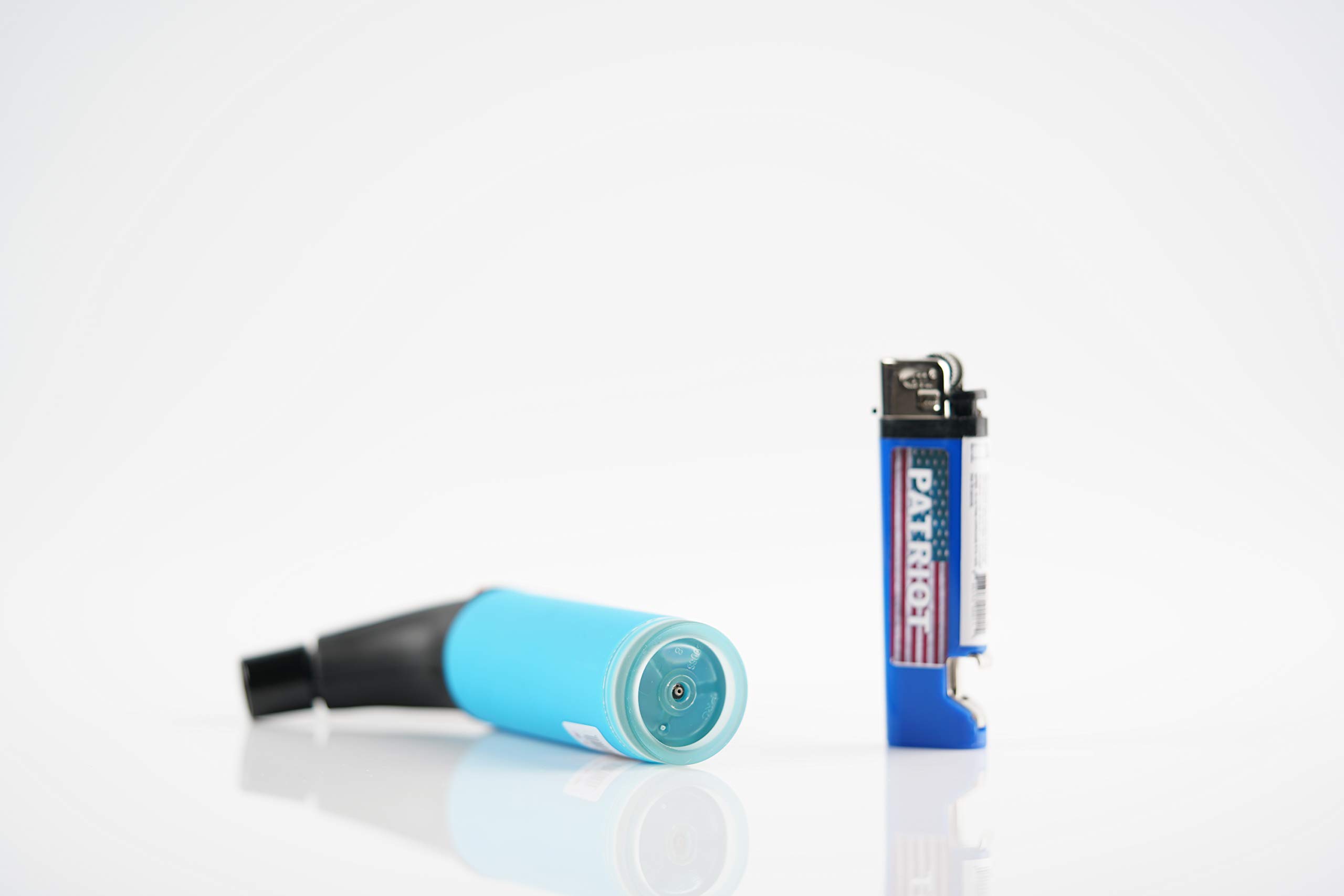 Newport Zeus Adjustable Jet Torch Lighter & Patriot Disposable Lighter 2-Pack Bundle - Blue Flame Windproof Lighters for Cigars, Camping, BBQ, and Outdoor Use