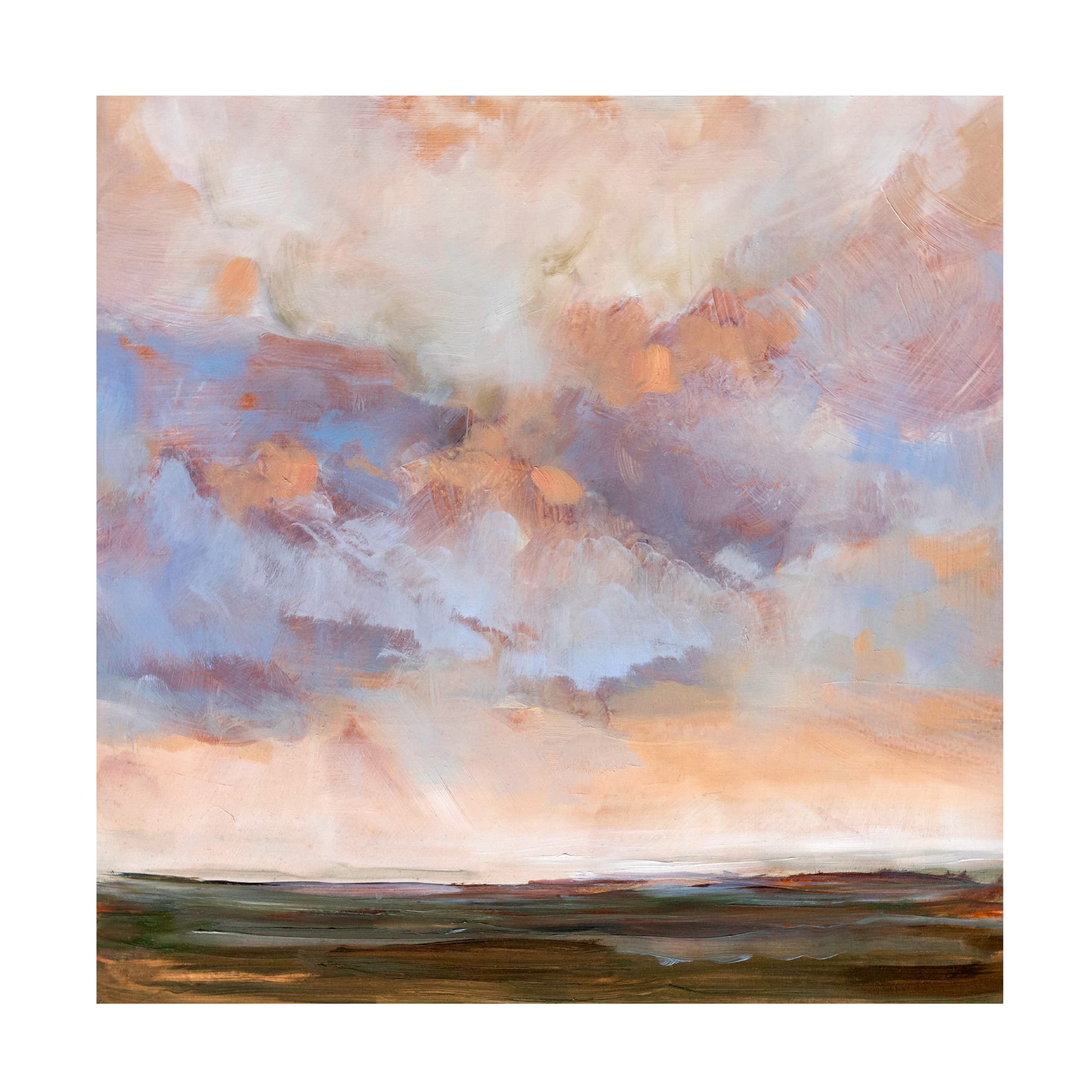 Stella Burggraaf 'At Sea' Canvas Wall Art - Ocean Wave Painting for Living Room, Bedroom & Office Decor - Premium Trademark Fine Art Print