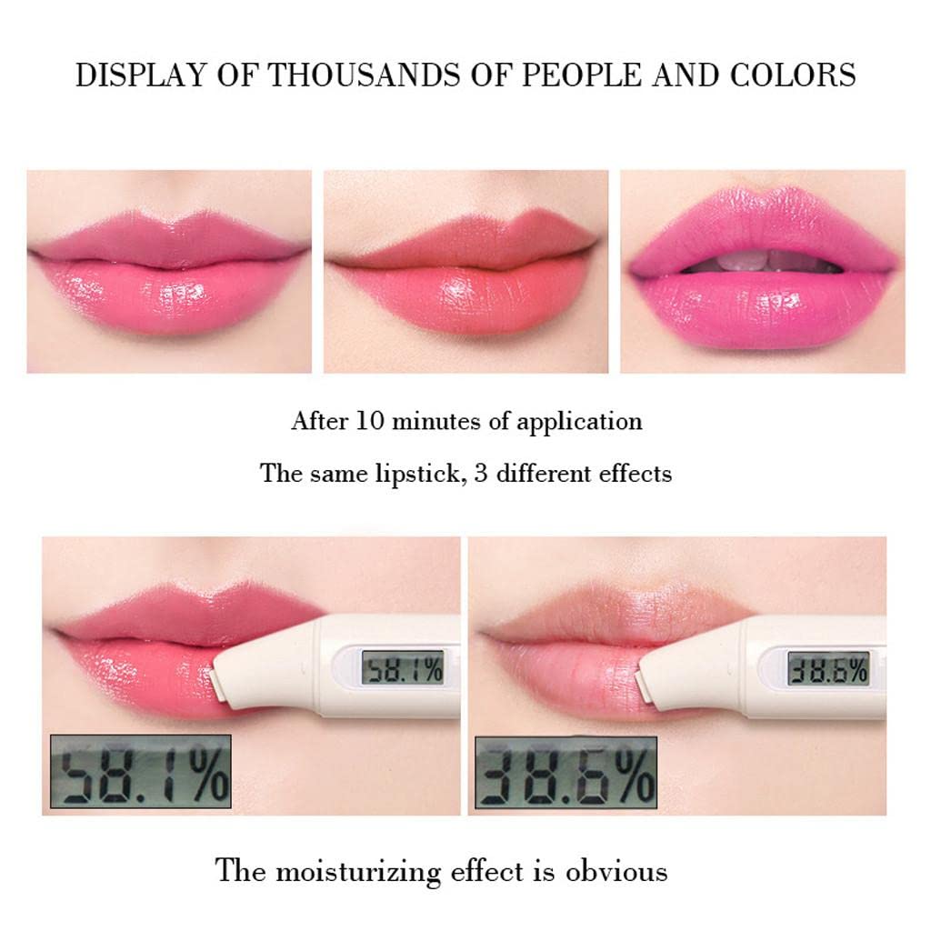 Aloe Vera Lip Balm with Temperature Color Change - Long Lasting Moisturizing & Nourishing Lip Care Makeup | Perfect for Dry Lips, Winter Protection & Everyday Use