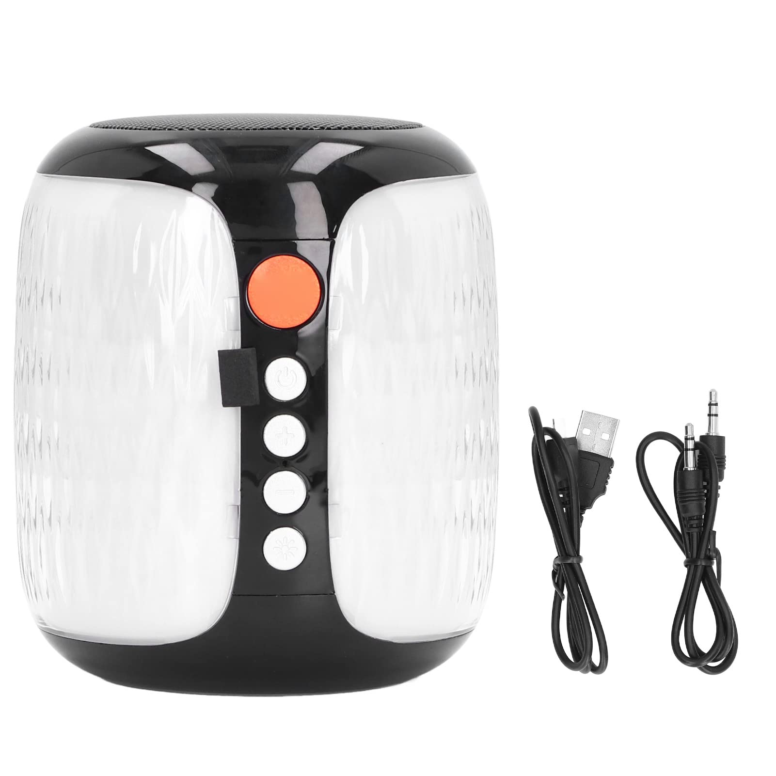 FTVOGUE Mini Portable Bluetooth Speaker with LED Lights - Wireless Bluetooth Speaker for Home, Party, Outdoor - Waterproof Desktop Decorative Speaker with Rich Bass for Music, Gaming & Night Light