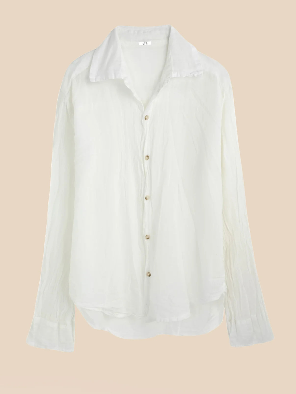 Daniel Men's Button Down Gauze Shirt - Breathable Summer Casual Shirt for Men, White | Perfect for Beach Outings, Picnics & Outdoor Activities