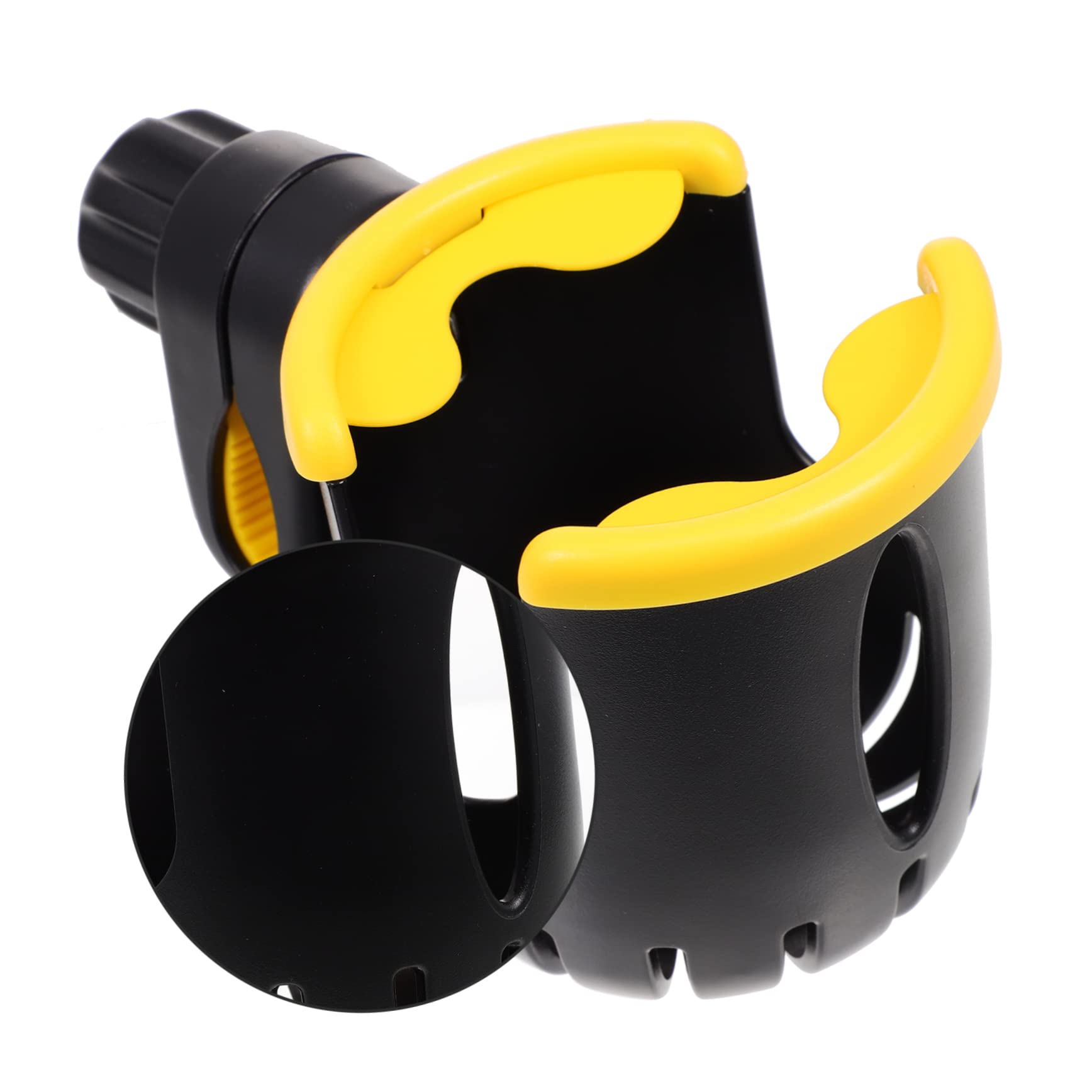 VOSAREA 3-Pack Stroller Cup Holder with Adjustable Straps - Universal Stroller Bottle Holder for Baby Feeding, Water Bottles & Phone Stand - Perfect for Strollers, Scooters, Wheelchairs & Shopping Carts