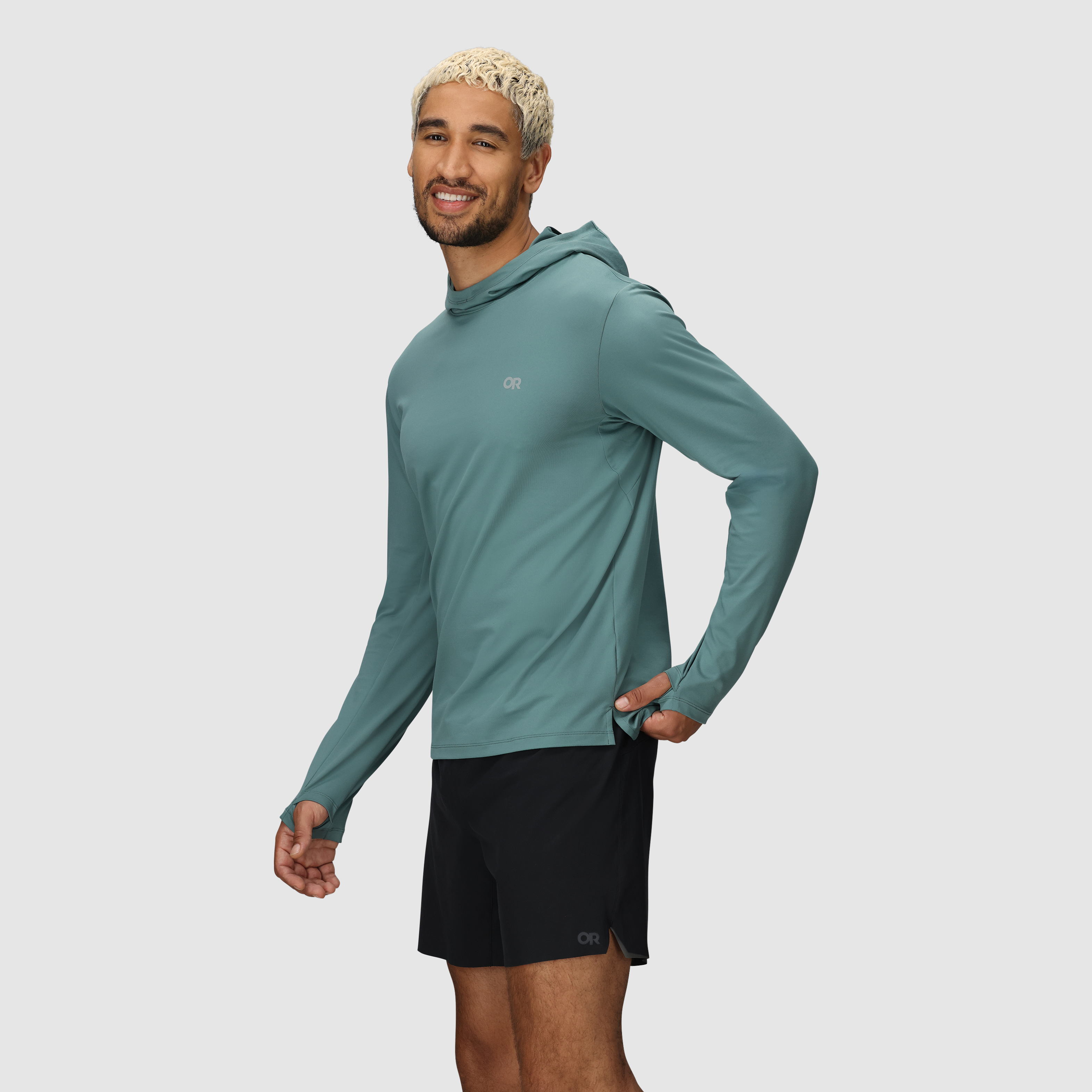 ActiveIce Spectrum Sun Hoodie for Men - UPF 50+ UV Protection, Lightweight & Breathable - Perfect for Hiking, Running, and Outdoor Activities