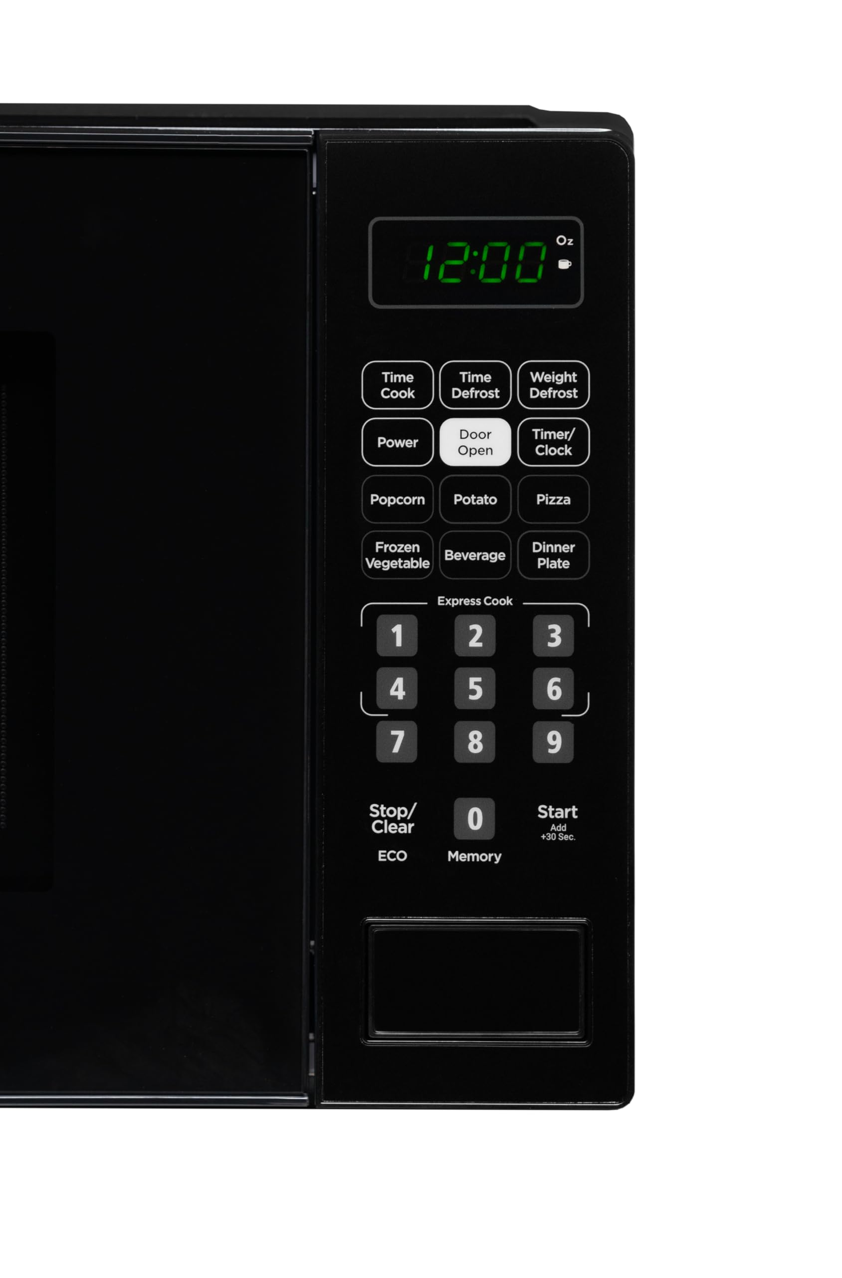 Danby DBMW0721BBB 0.7 cu. ft. Compact Countertop Microwave Oven - Black | Perfect for Small Kitchens, Dorms & Offices | Fast & Even Cooking, Space-Saving Design