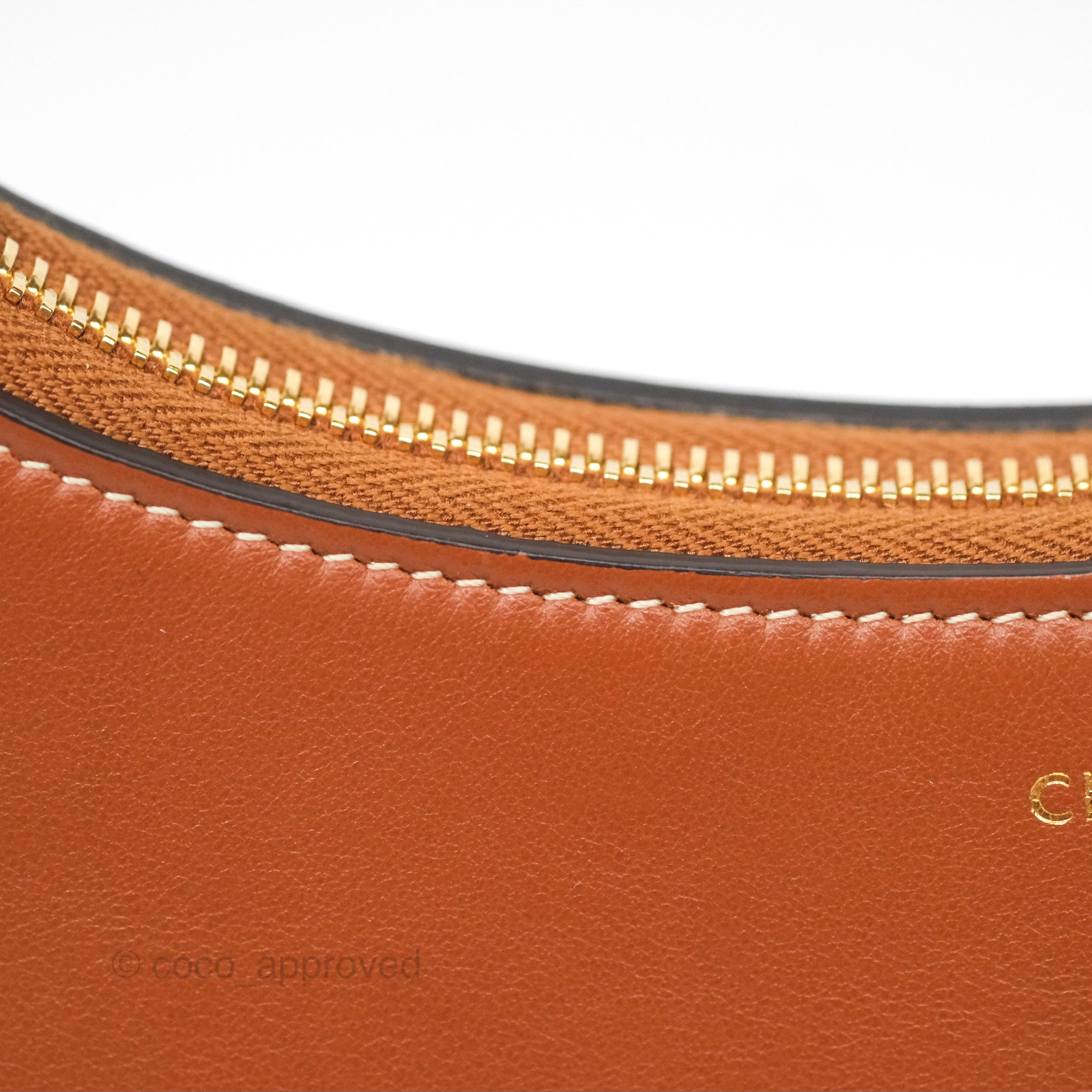 Celine Ava Bag in Smooth Calfskin Leather - Tan Crossbody Shoulder Bag for Women | Perfect for Work, Travel & Everyday Use