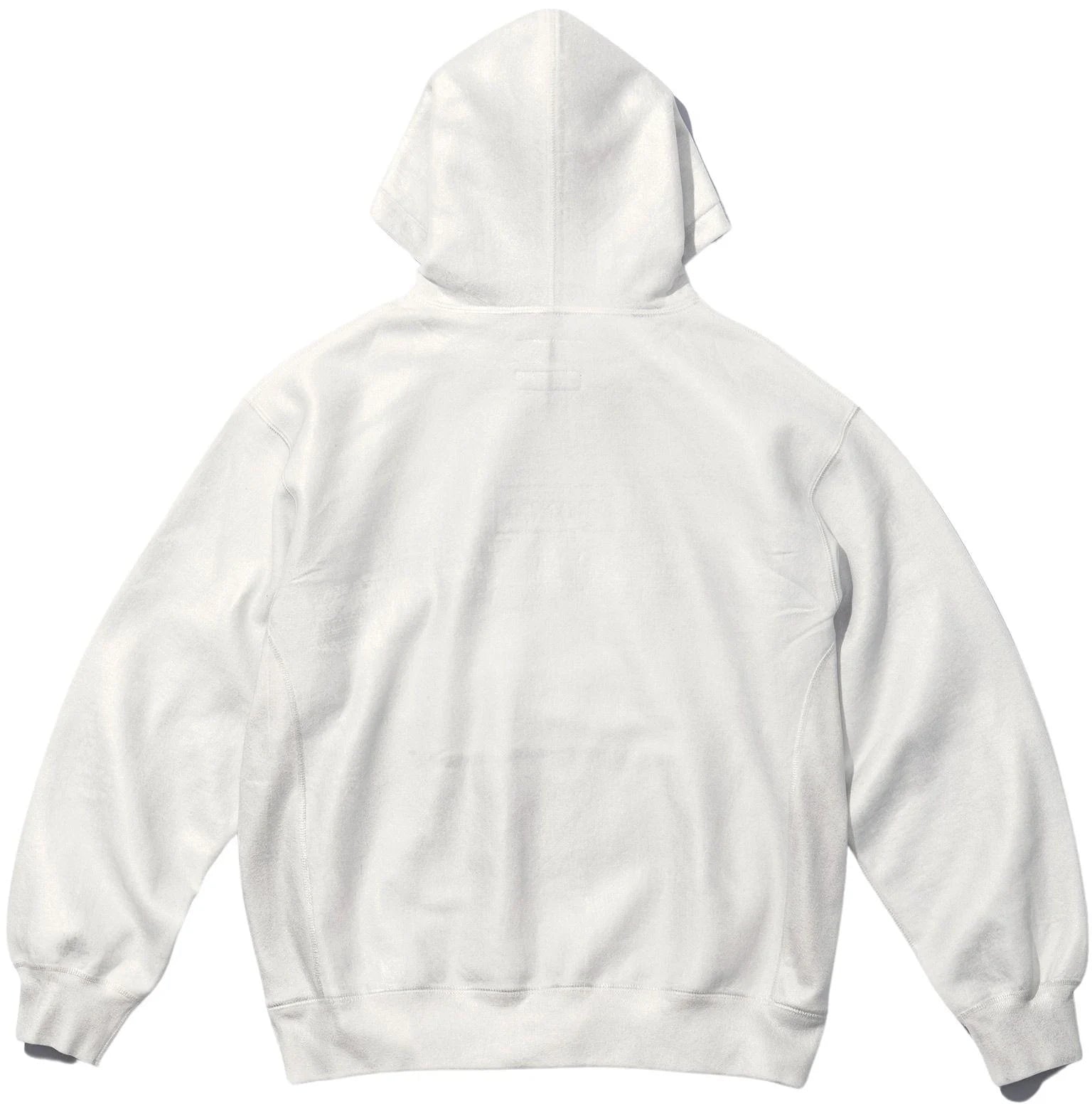 Supreme MM6 Maison Margiela Box Logo Hooded Sweatshirt - White Cotton Pullover for Men & Women | Streetwear Fashion for Urban Style & Casual Outfits