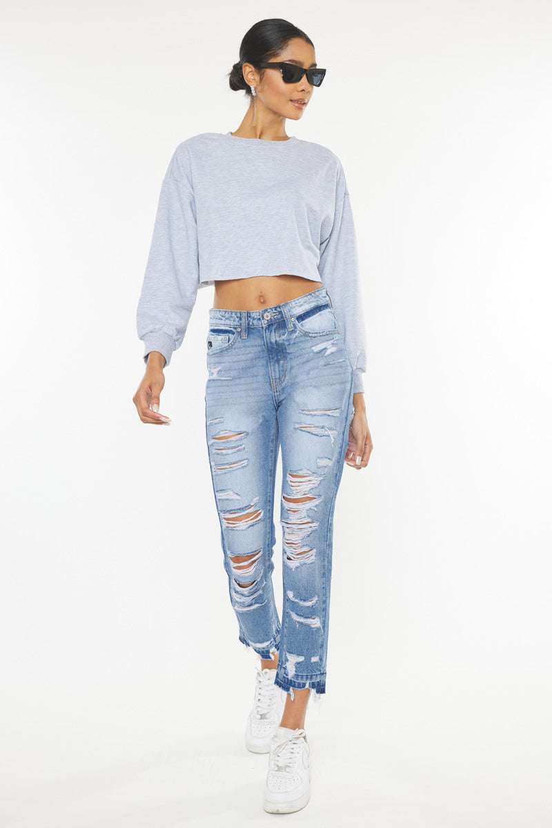 Cheyenne Ultra High Rise Ankle Skinny Jeans for Women - Stretchy Denim Pants, Slim Fit, Comfortable & Trendy - Perfect for Casual Outfits, Date Nights & Office Wear