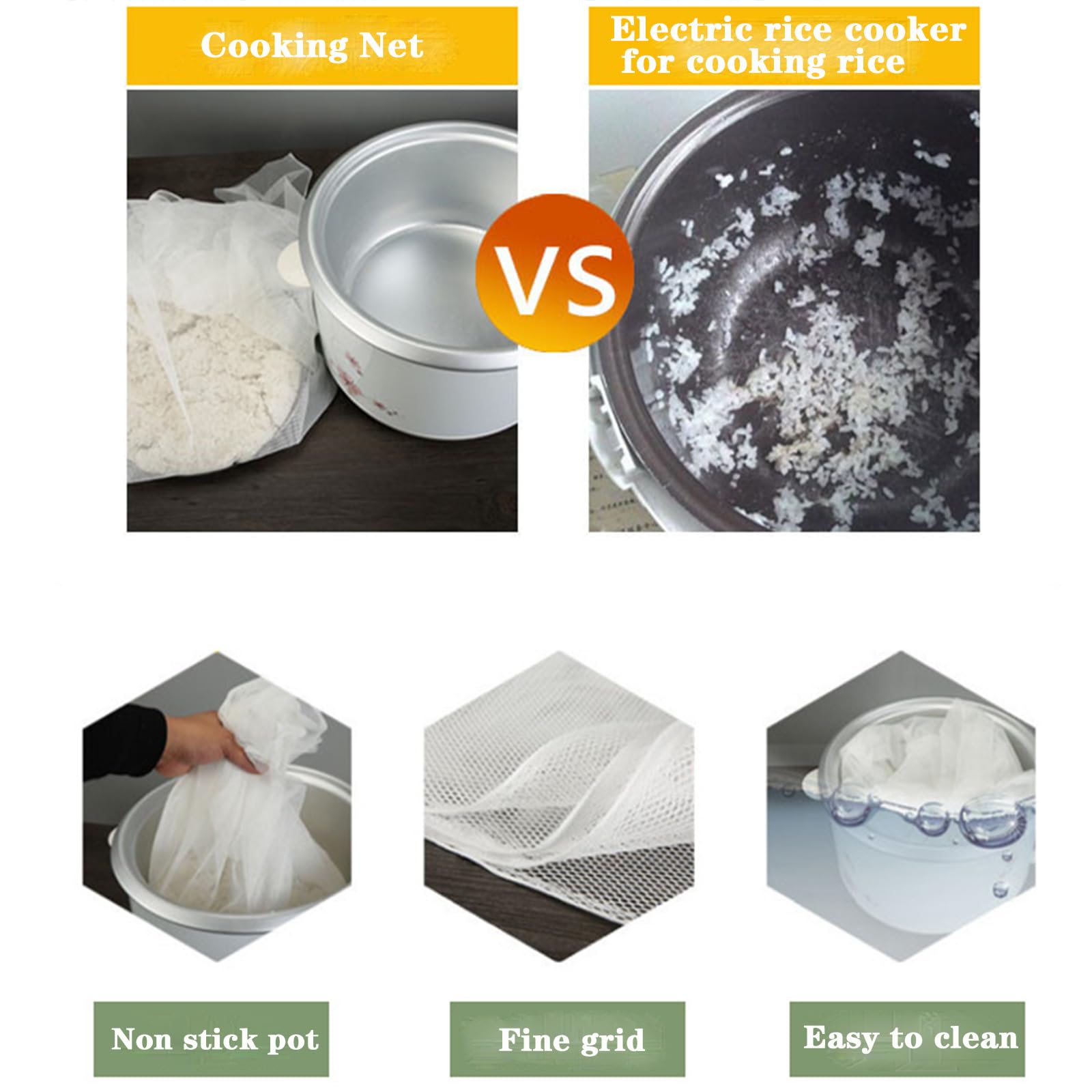 Non-Stick Sushi Rice Cooking Net 43