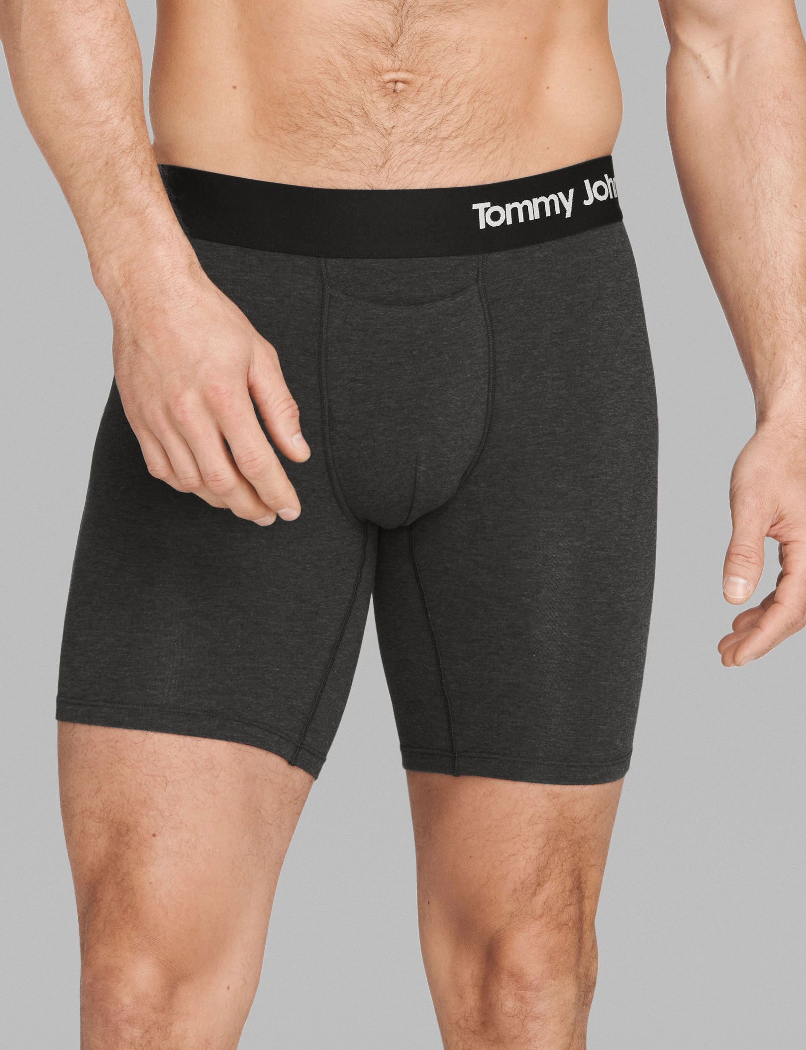 Breathable Cotton Mid-Length Boxer Briefs - 6 Pack for Men | Soft Comfort Underwear for Daily Wear, Workout & Sleep