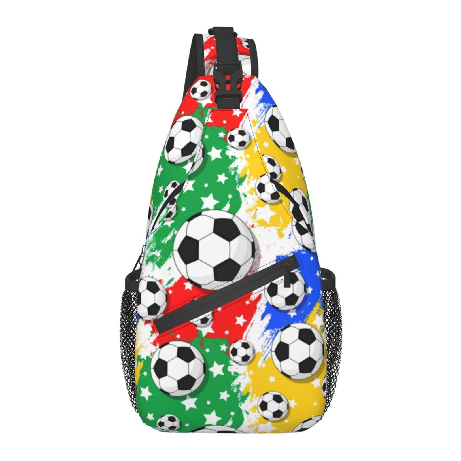 Soccer Ball Crossbody Bag for Travel & Hiking - Men & Women
