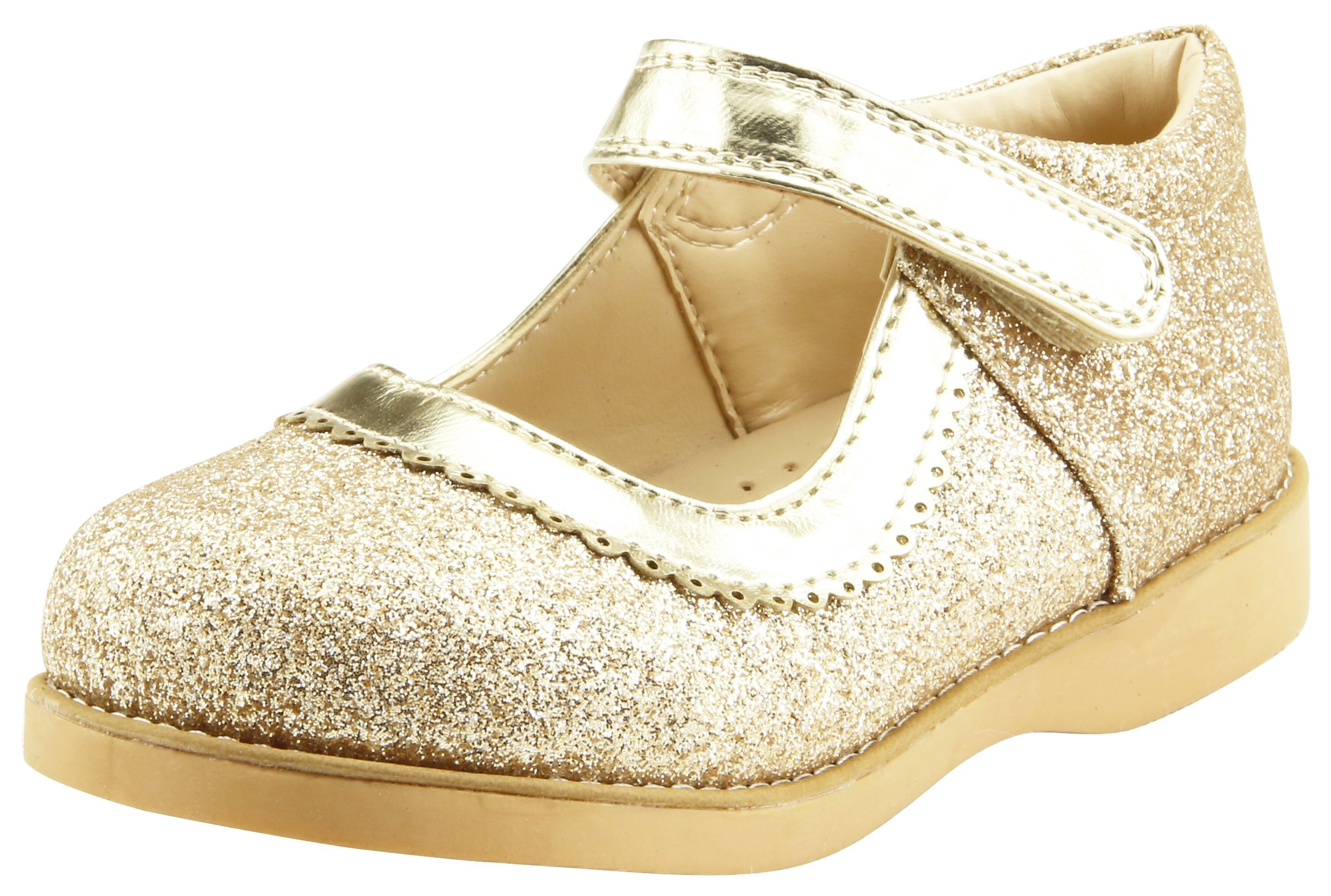 Glitter Mary Jane Shoes for Girls - Sparkly Doll Maker Dress Up & Party Shoes | Perfect for Birthday, Dance, and Special Occasions