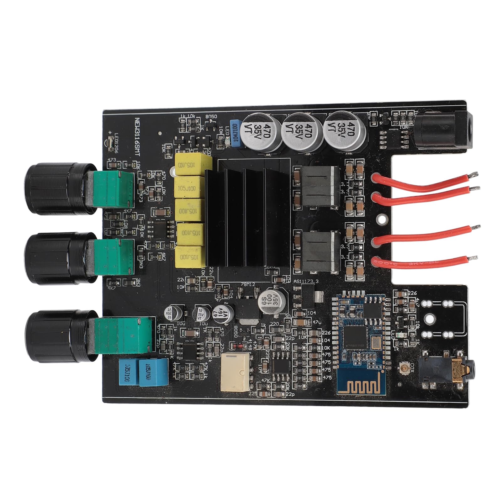 TDA3116D2 QCC3003 120W Dual Channel Bluetooth Amplifier Board, DIY Wireless Speaker Kit for PC, Home Theater, Car Audio, and Multimedia Systems