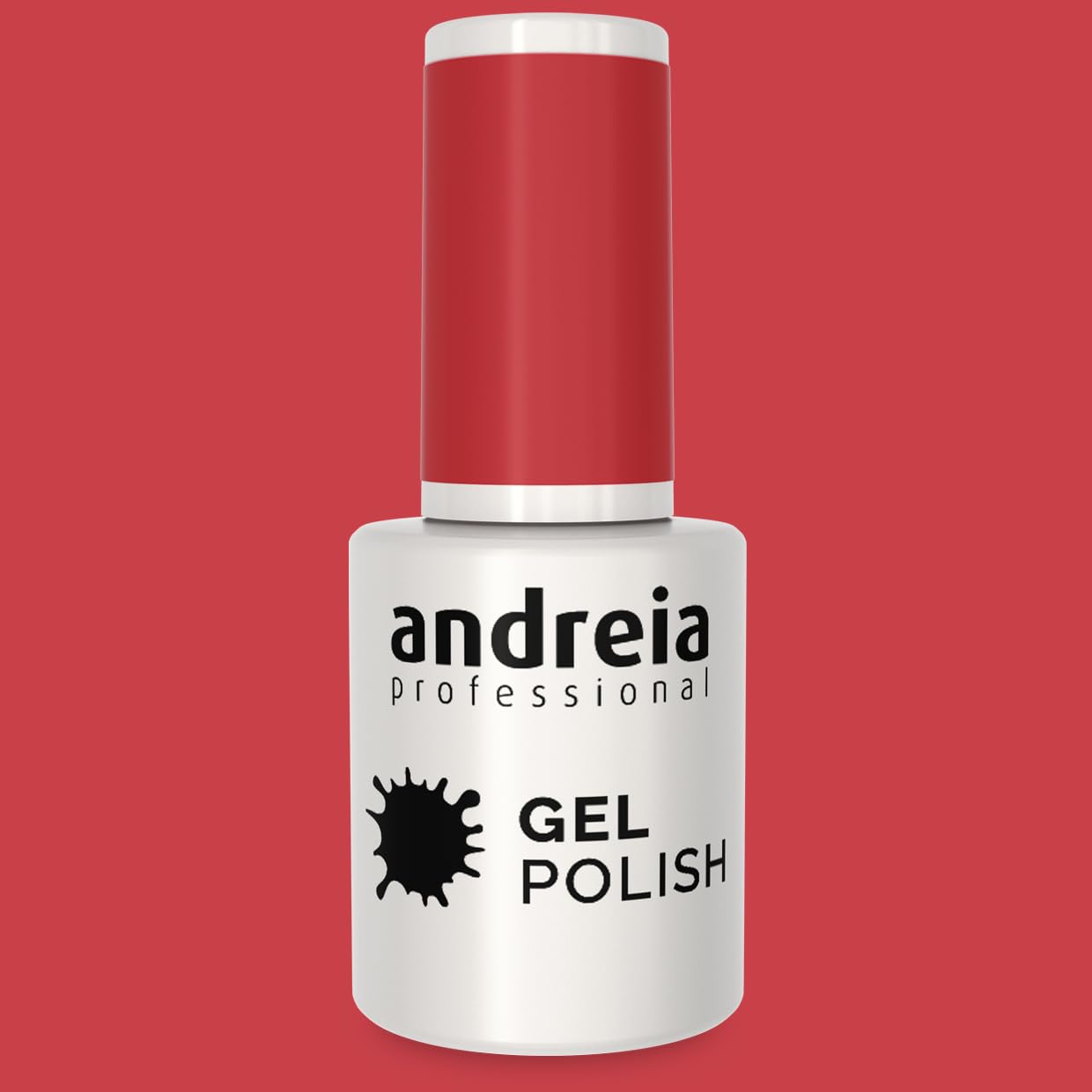 Andreia Semi-Permanent Nail Gel Polish for UV/LED Lamp - Long Lasting 4 Weeks French Manicure with Intense Shine - Dark Rose Pink (Color 227) - 10.5ml Red Shades Gel Varnish - Perfect for Salon, Home Nail Art & Special Occasions